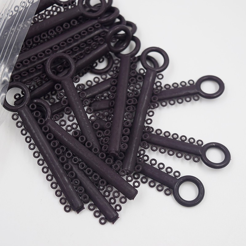 1040Pcs Dental Ligature Rubber Ties Orthodontic Elastic Bands Braces 6 Color