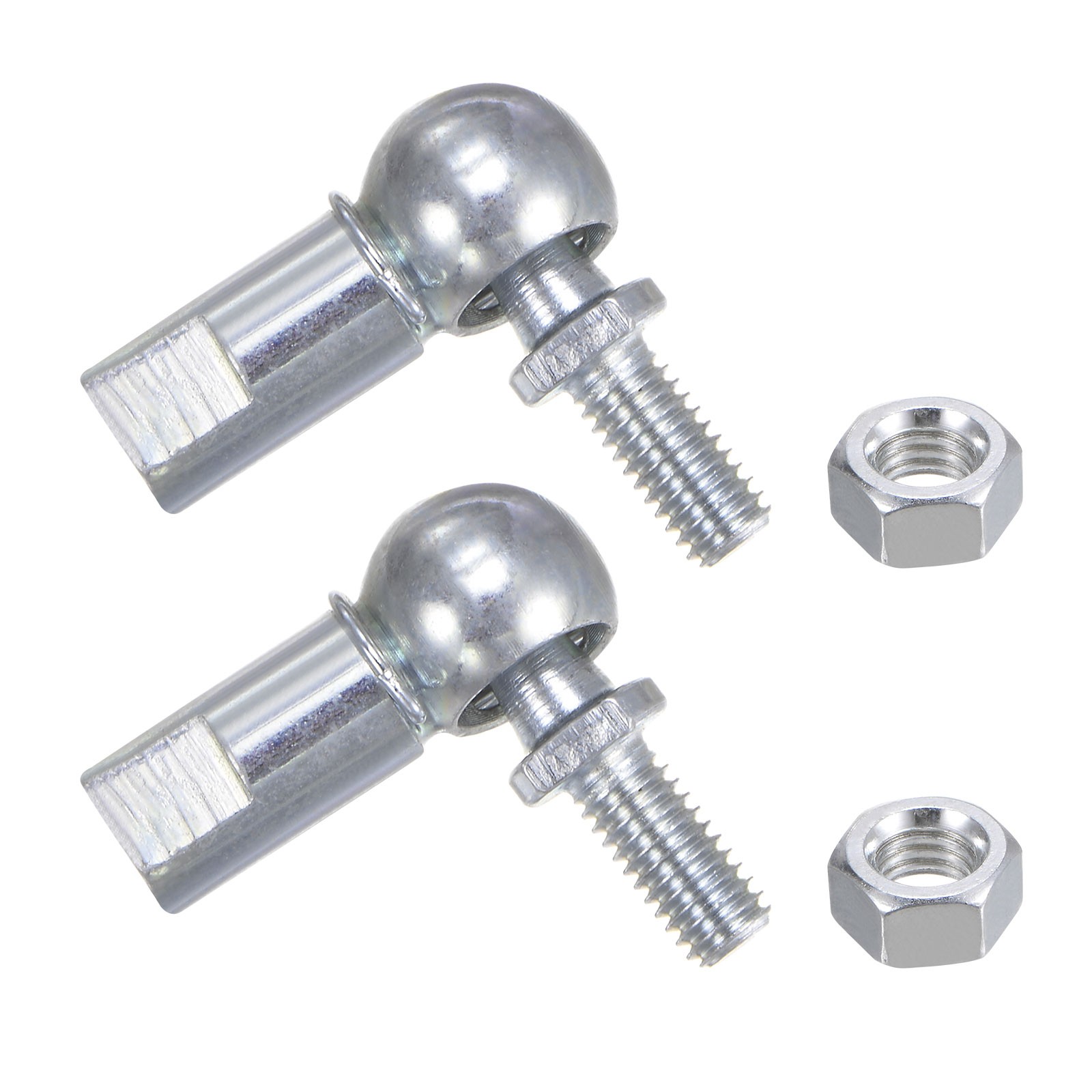 2pcs CS10 M6 Angle Ball Joint M6x1.0 Right Hand Male and Left Hand Female Thread