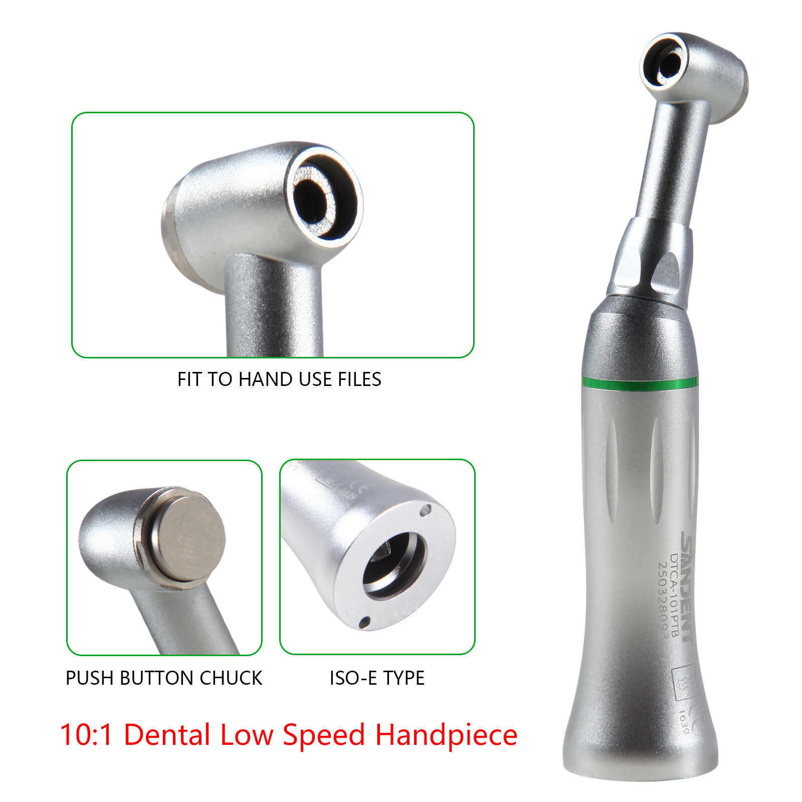 Dental Endo Reciprocating Handpiece 10:1 Contra Angle Endodontic 90° M4 NSK