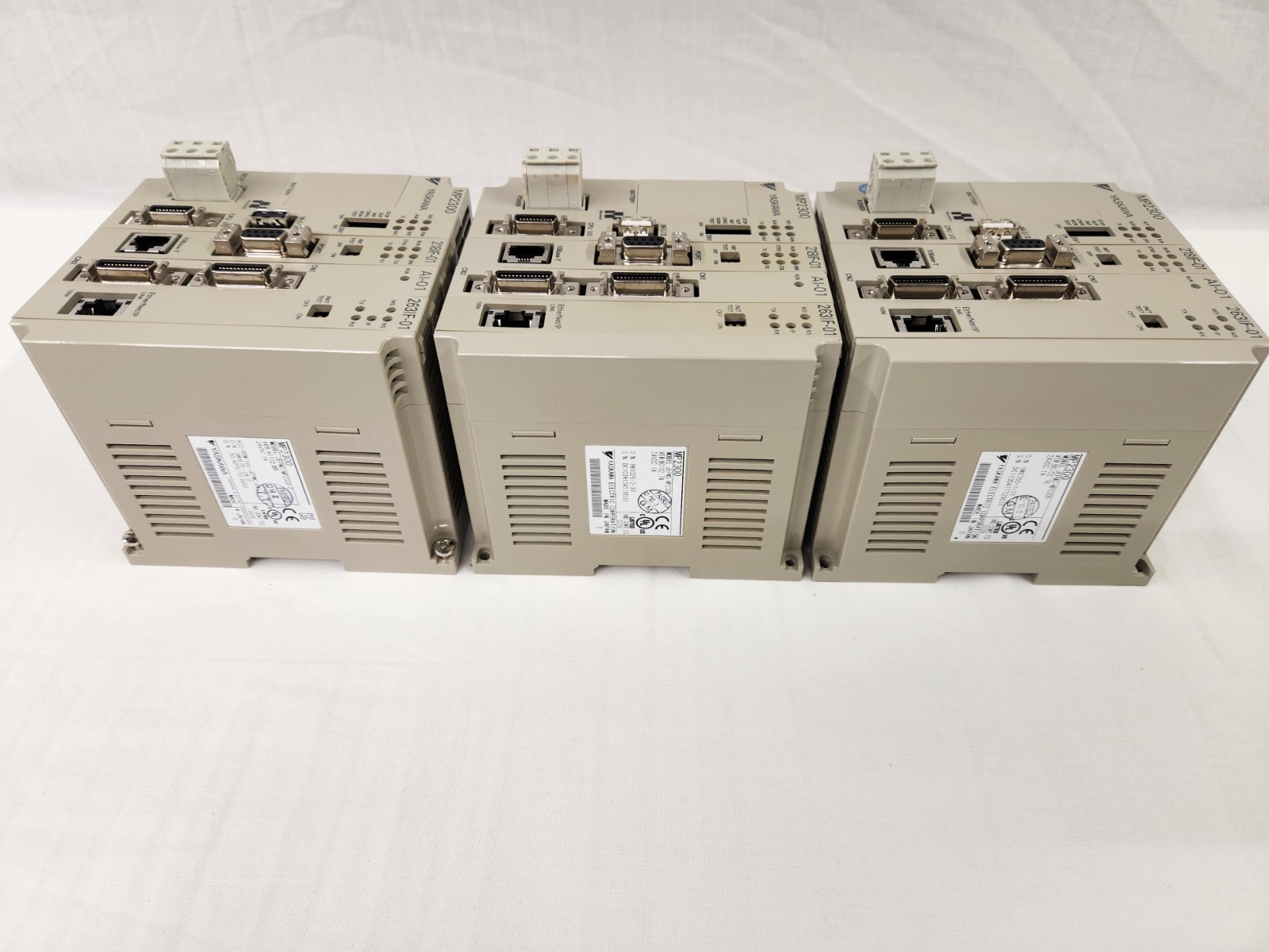 Yaskawa JEPMC-MP2300 Motion Controller CPU Module with 218IF-01/ AI-01/ 263IF-01