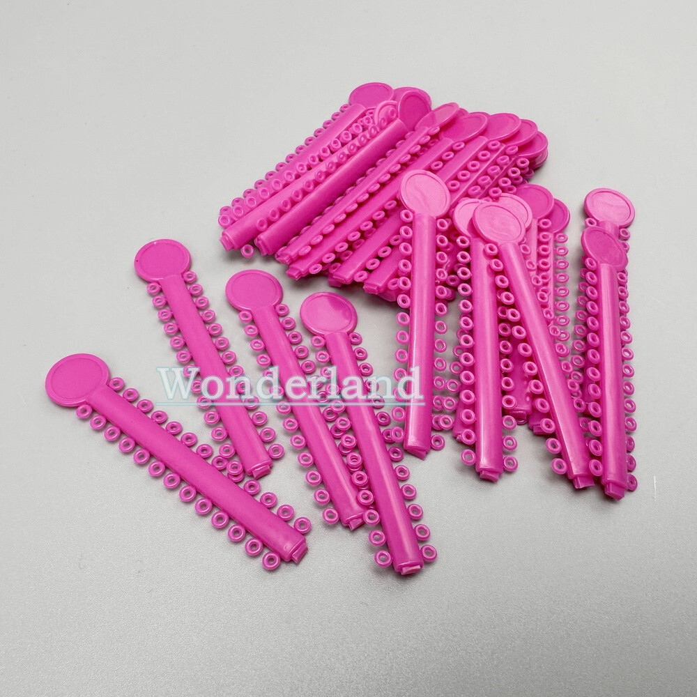 Dental Orthodontic Elastic Ligature Ties Rubber Bands For Bracket Brace USA