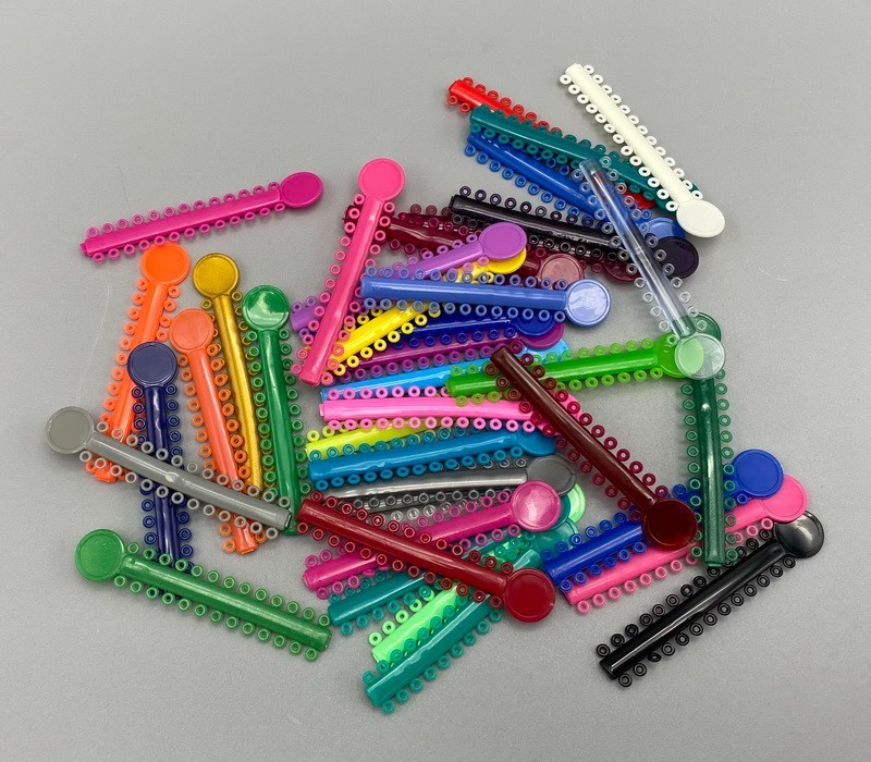 1040/320pcs Orthodontic Dental Elastic Ligature Ties Rubber Ortho Braces Bands