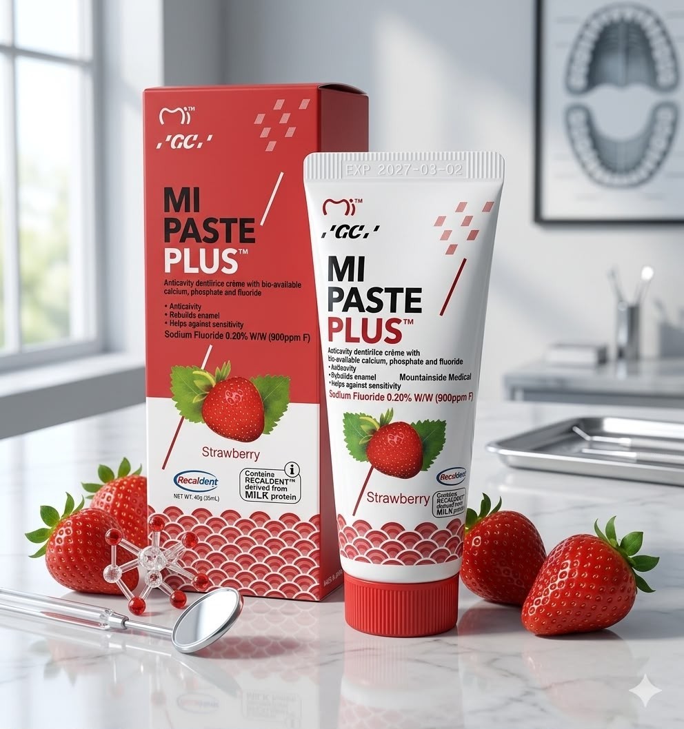 MI PASTE PLUS .2% Sodium Fluoride – GC – Strawberry 09/25/2025