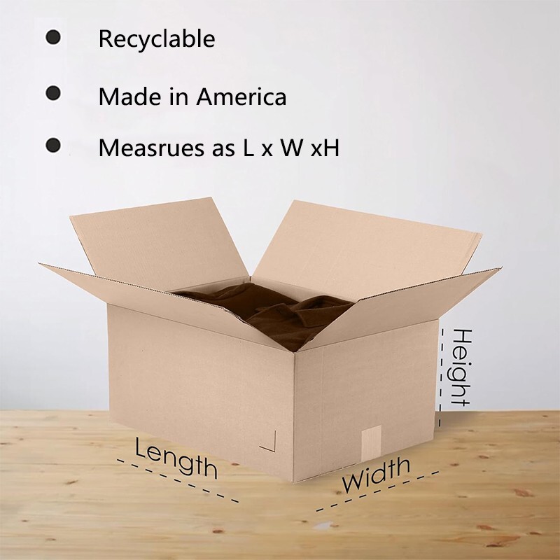 12x10x8 kraft paper transport box, a transport box for mailing and storage
