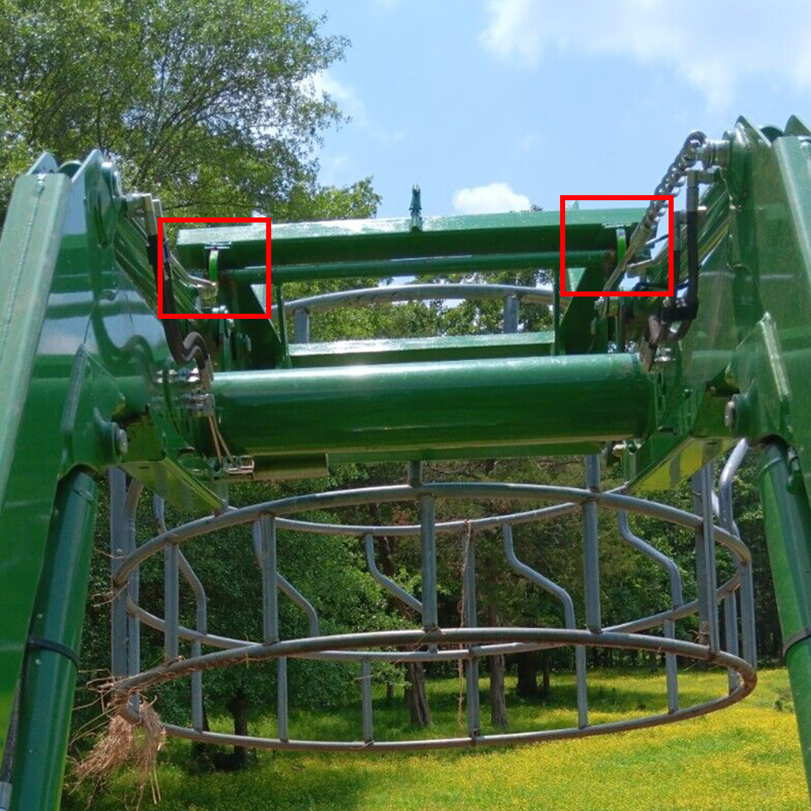 Fits John Deere Global Euro Style Tractor Attachment Weld on Mounting Brackets