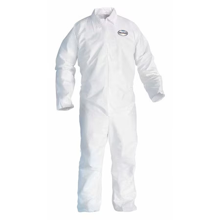 Kleenguard 49005 Disposable Coverall, White, 2Xl, Pk24