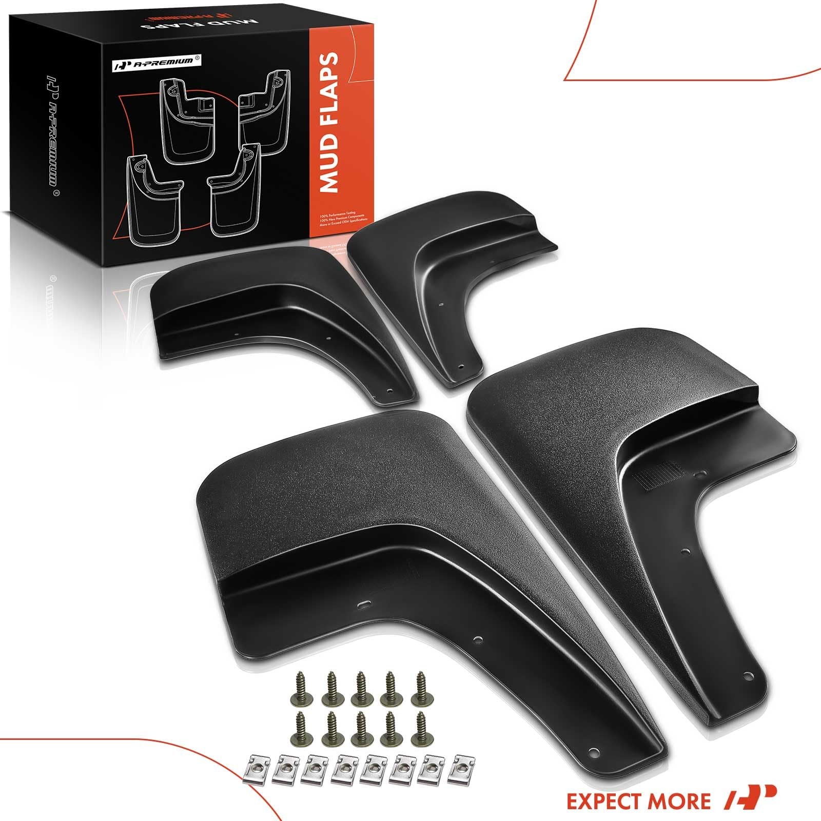 A-Premium Mud Flaps Compatible Gmc Sierra 1500 2014-2019 Sierra 2500 Hd 3500 Hd