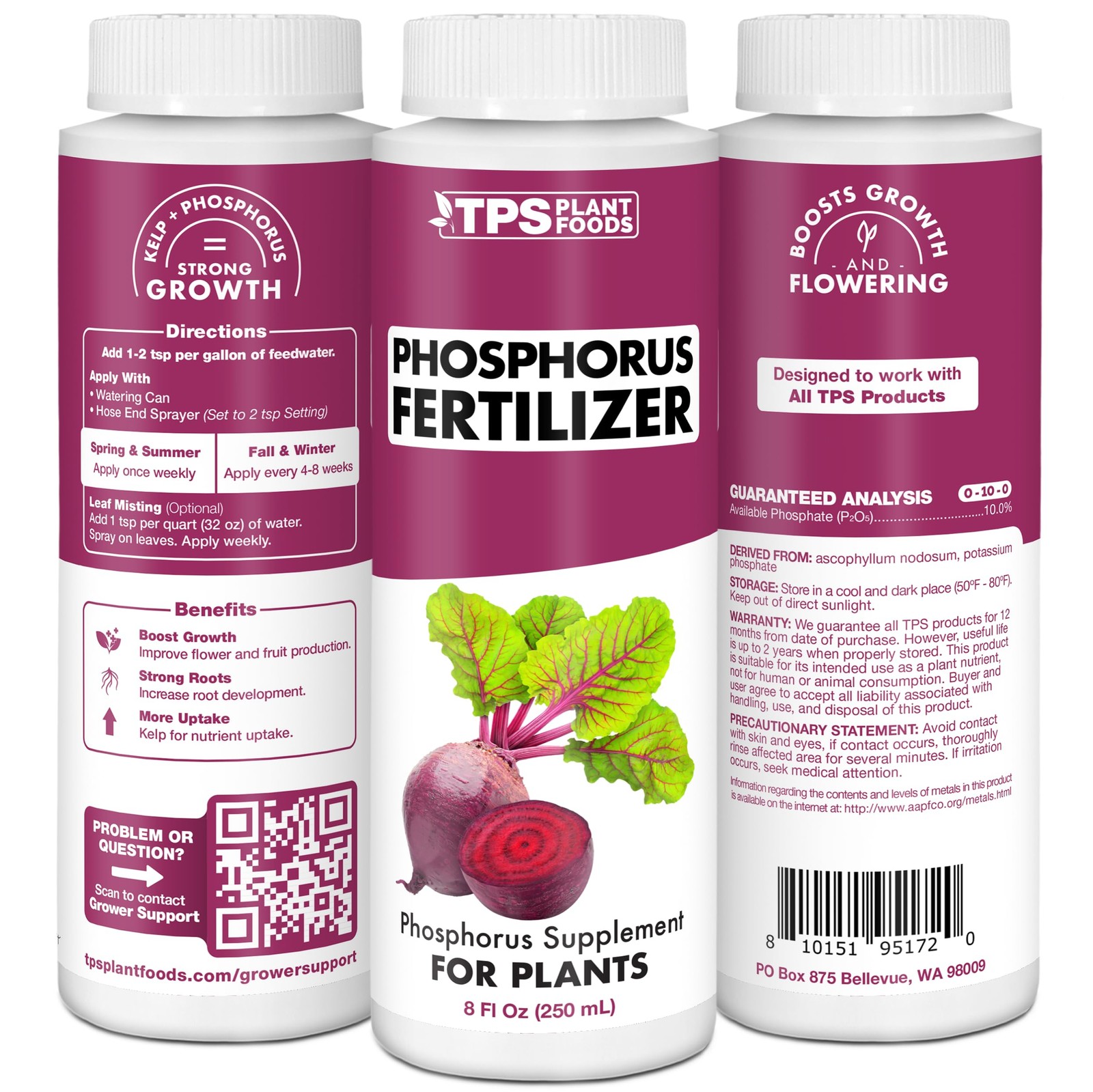 Phosphorus Fertilizer – Liquid Bloom for Strong Roots, Bigger Blooms & Flower…