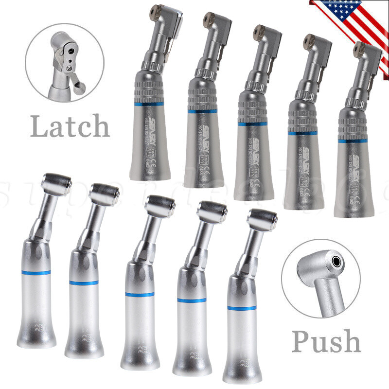 Dental Push / Latch type Contra Angle Slow Low Speed Handpiece E-type NSK Style