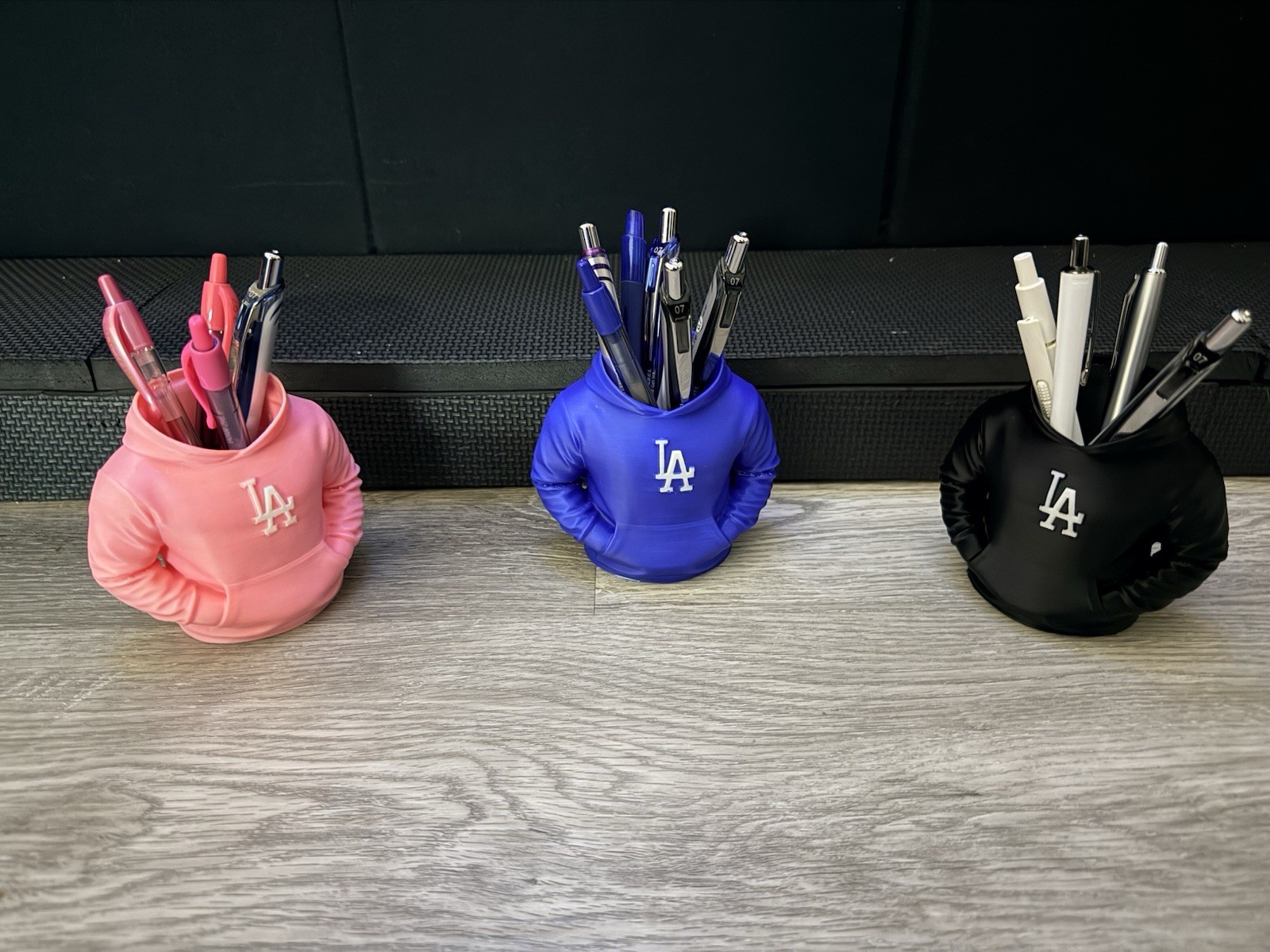 LA Logo Hoodie Pencil Holder Desk Organizer Plastic Pen Cup, MPN Does Not Apply