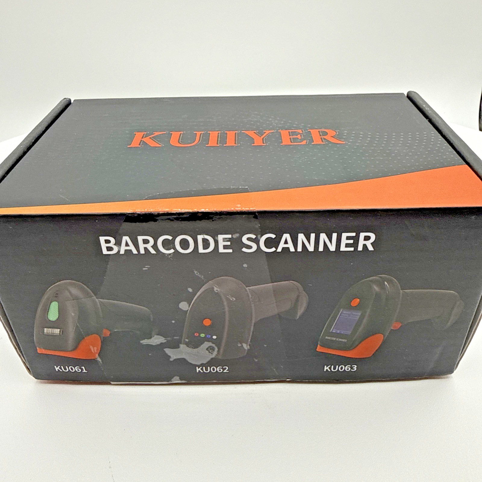 KUIIYER HW0002 2D QR 1D Bluetooth 2.4G Wireless USB Handheld Barcode Scanner