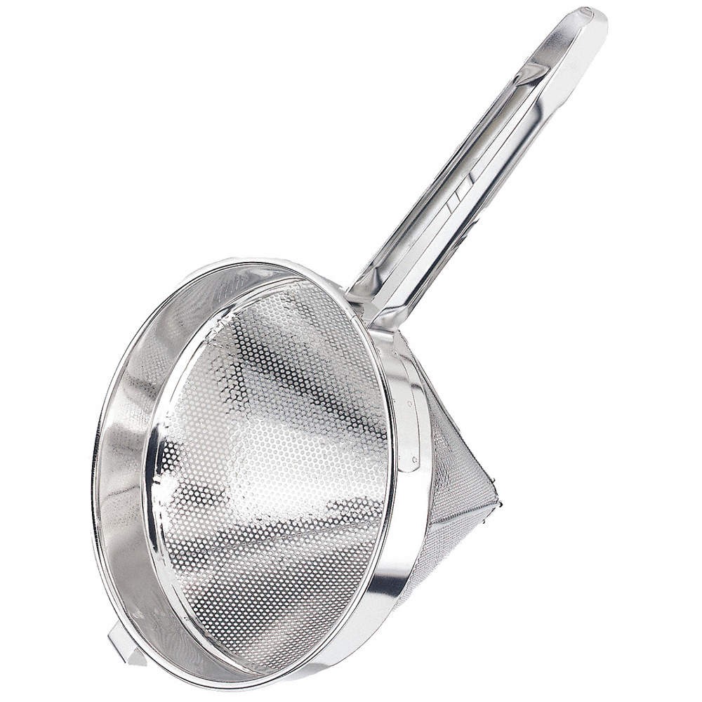 CRESTWARE CCS10C Mesh Strainer,19 3/4 in L,SS 45GH15