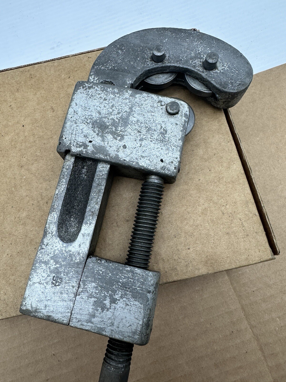 Vintage Pipe Cutter Stamped With US United States Navy Anchor Large Good Shape