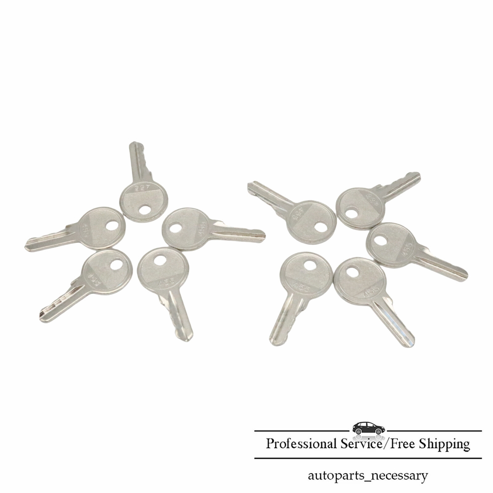 10X Ignition Keys 455 key 104466 For Genie Skyjack Snorkel Terex Vermeer