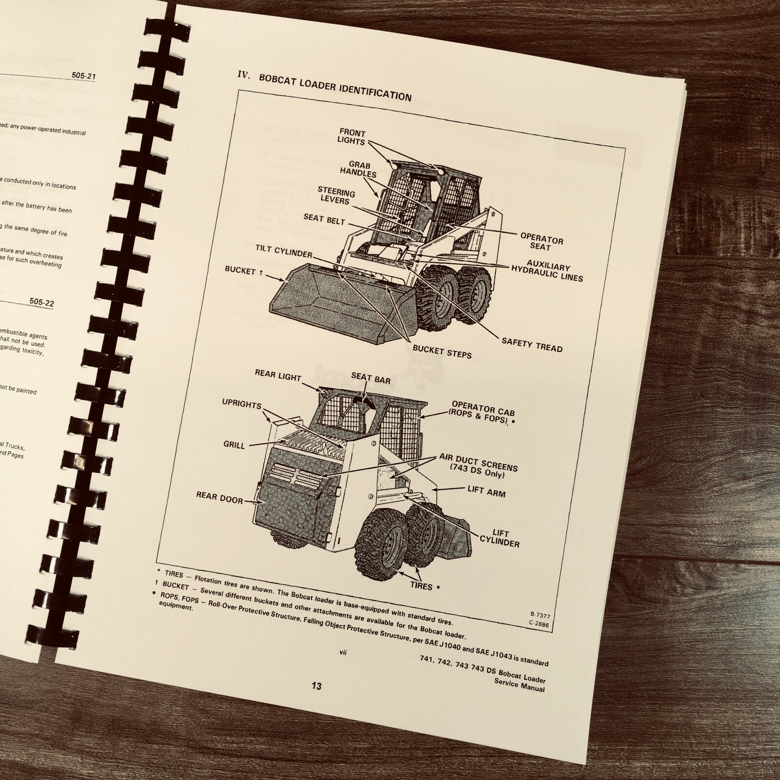 SERVICE MANUAL BOBCAT 741 742 742B 743 743B 743DS SKIDSTEER LOADER REPAIR MANUAL