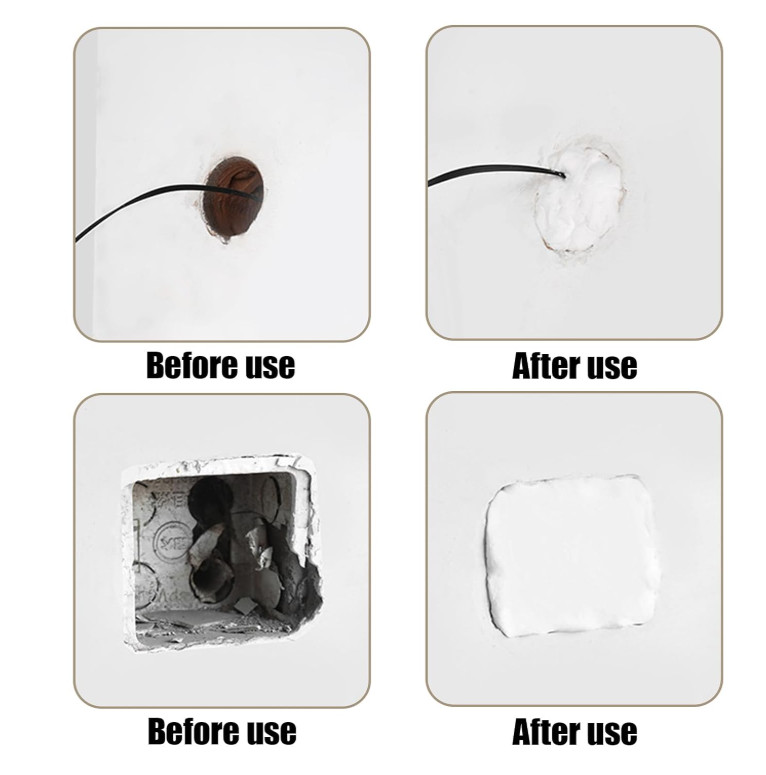 6 Pack Sealant Mastic Fast Dry Repair Putty for Pipe Wall AC Hole Fix