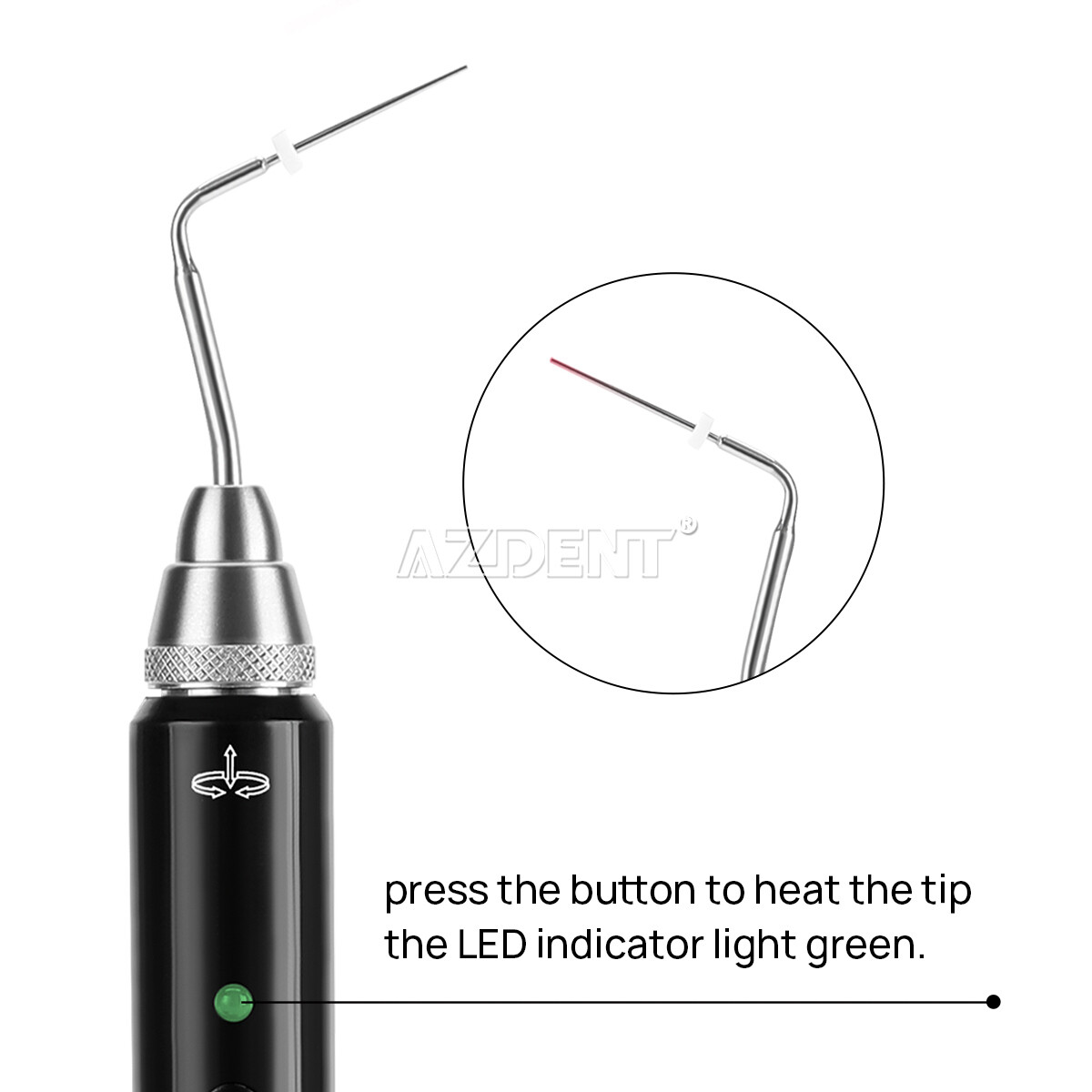 Dental Cordless Gutta Percha Obturation System Endo Heated Pen Root/Hand Plugger