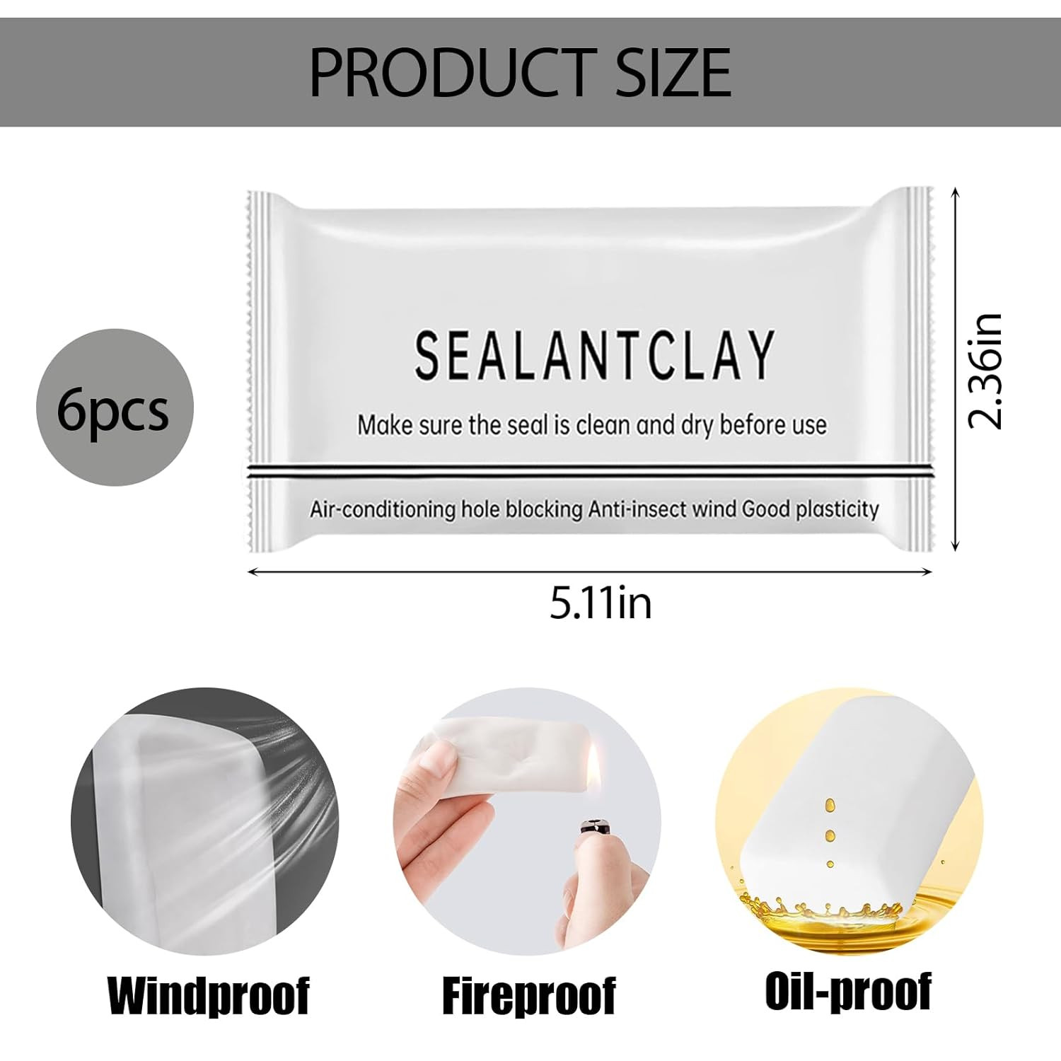 2025 Enhanced Moldable Sealant Clay – Fast-Drying and Waterproof Solution