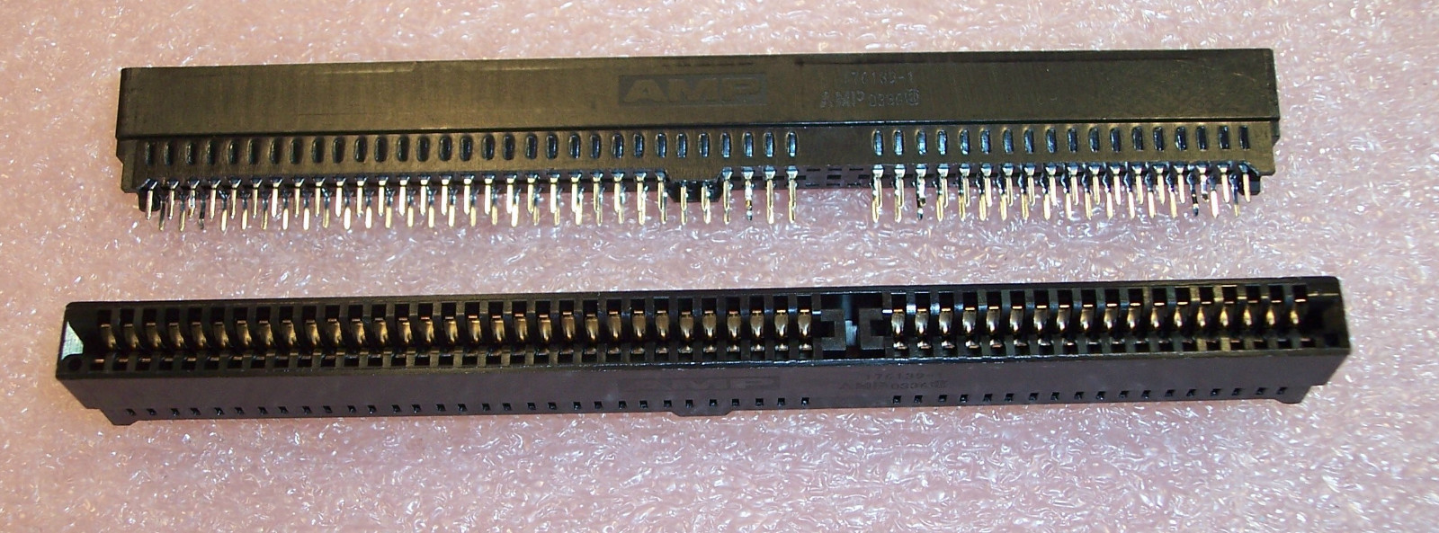 QTY(5) 49 POSITION 18/31 DUAL COMBO CARD EDGE II CONNECTORS 2.54mm 176139-1 TYCO