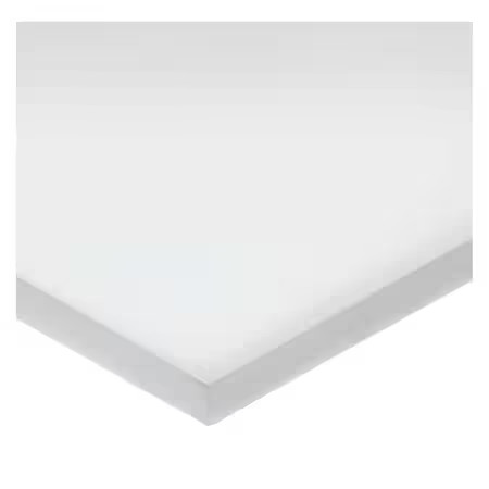 White Hdpe Rectangle Stock 48″ L X 4″ W X 1/2″ Thick, Bulk-Ps-Pe-305