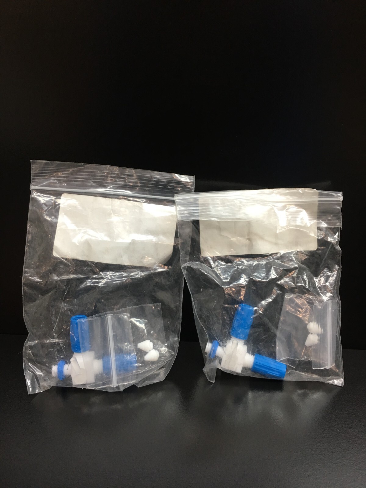 Omnifit PN 001121 Column Bleed Valve & END FITTING Lot 2 PCS