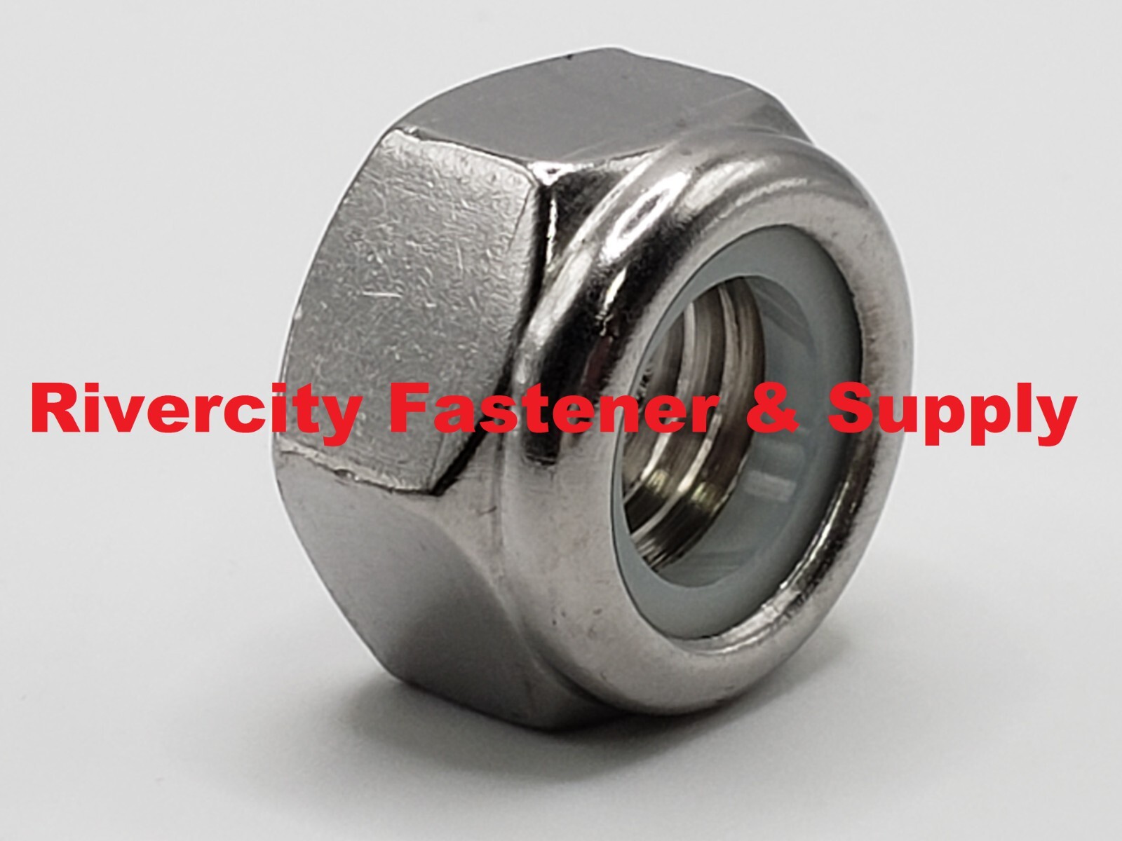 M4-0.7 Stainless Nylon Insert Lock Stop Nuts 4mm x .7 Nut nylock M4x.7