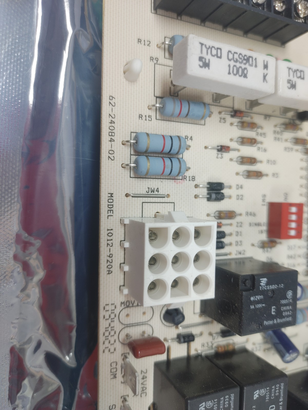 Rheem Ruud 62-24084-02 Furnace Control Circuit Board 1012-920A