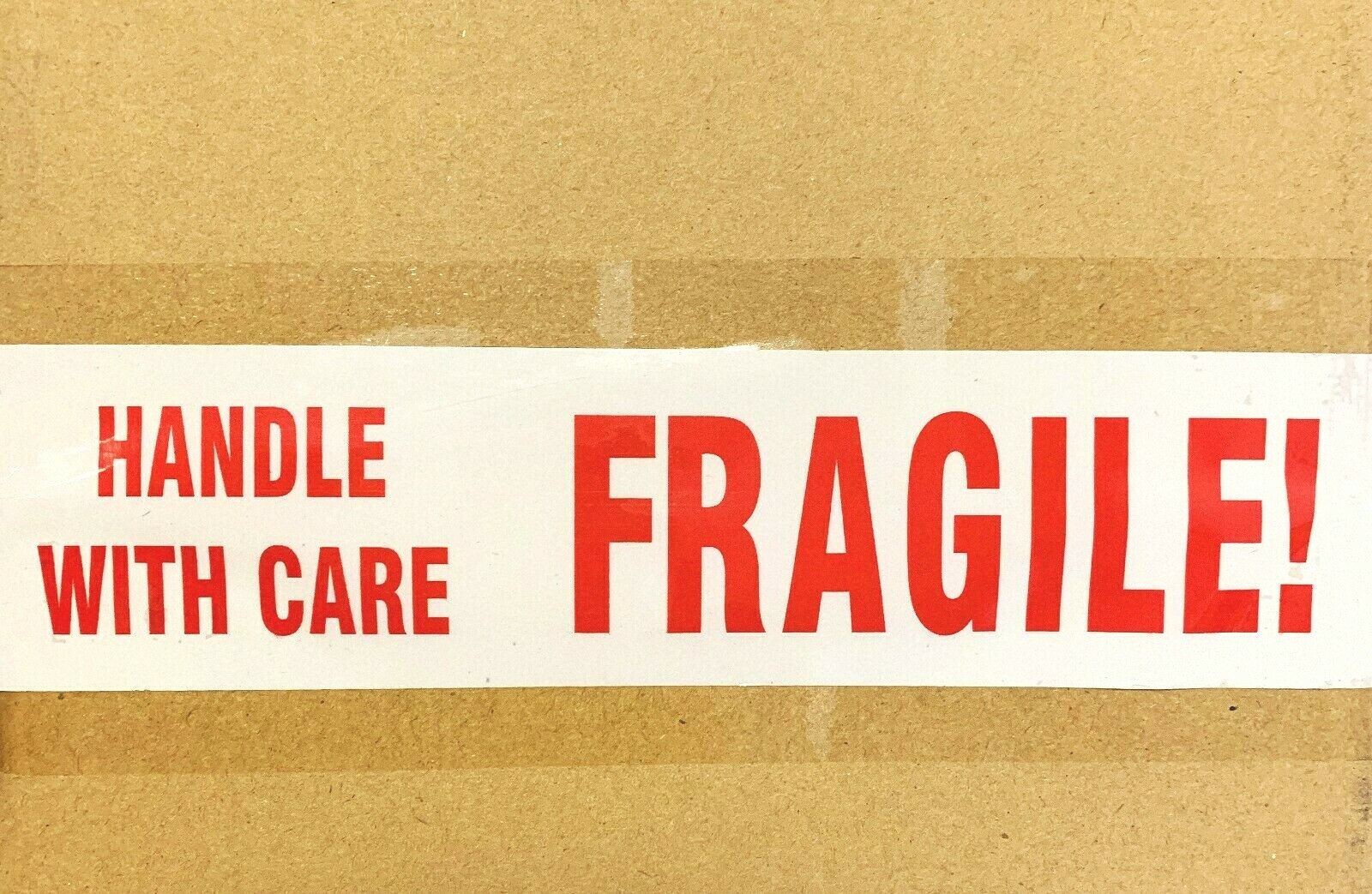6 Rolls Fragile Tape 3″ x 110 Yards (330′) 2.0 Mil Printed Packaging Tapes