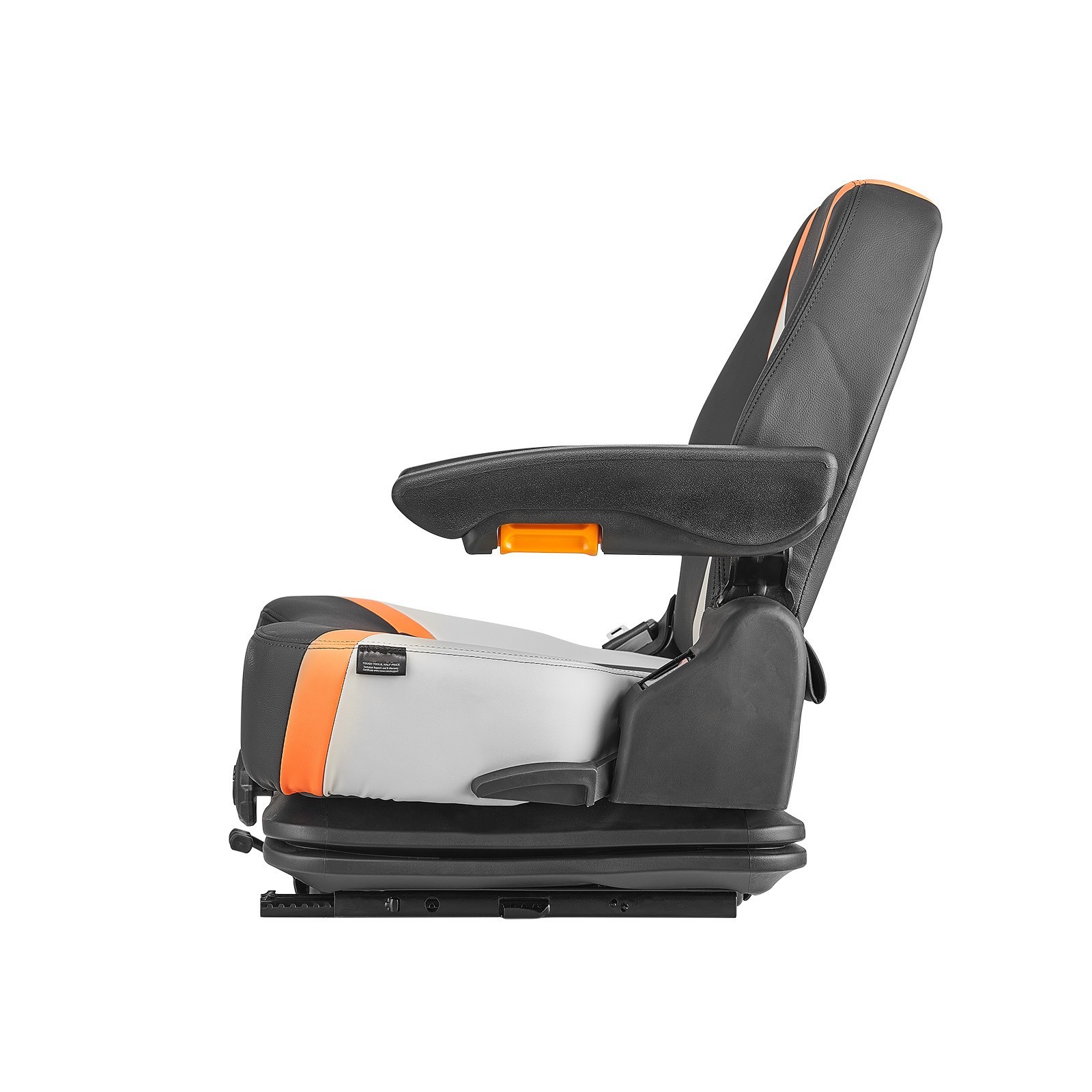 Universal Forklift Seat Tractor Suspension Seat Chair Fold Down Adjustable Back