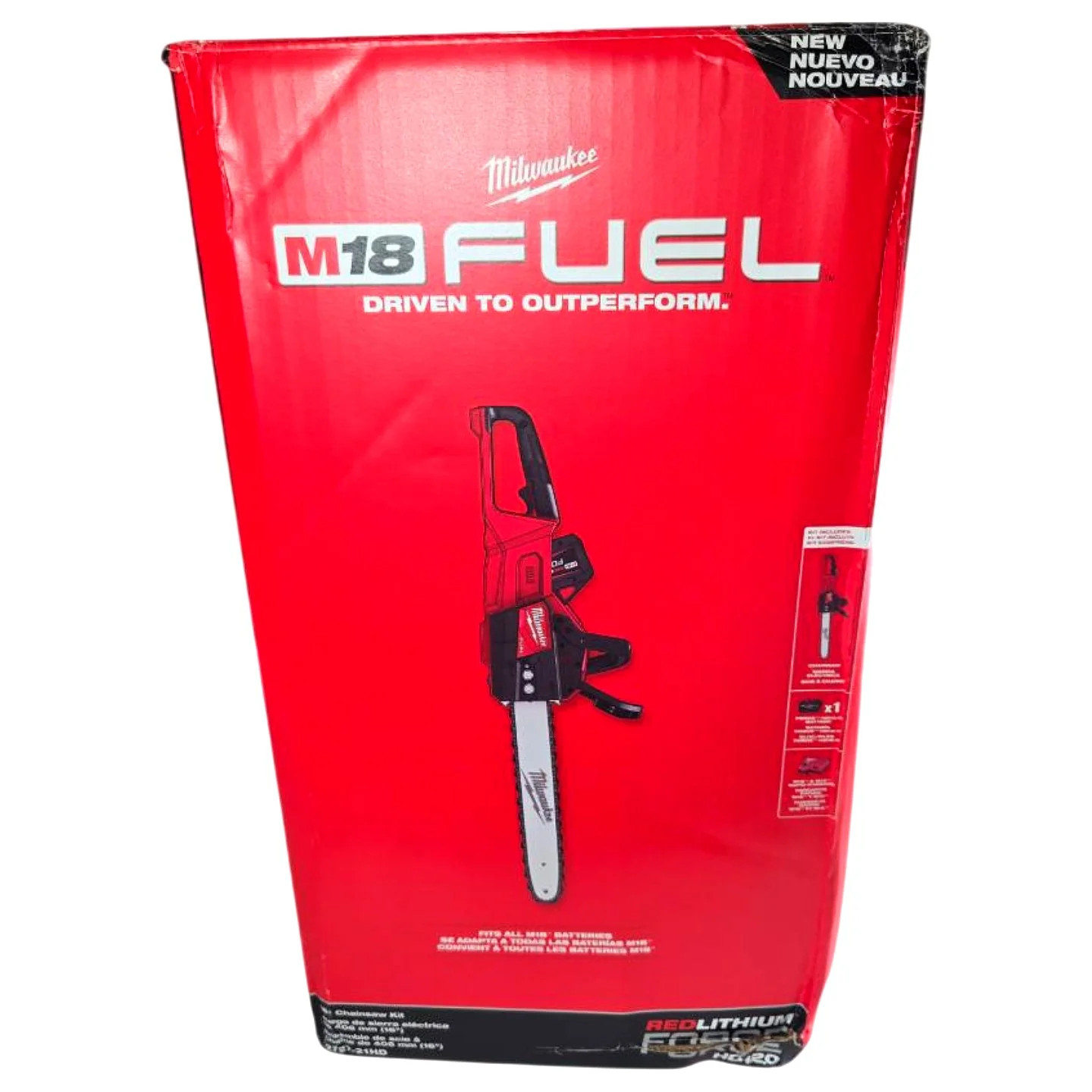 Milwaukee 2727-21HD M18 FUEL 16in Bar 12.0Ah Cordless Chainsaw Kit