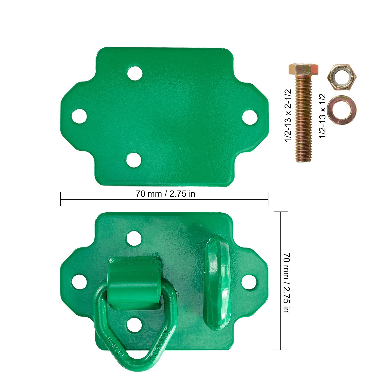 3/8″ Tractor Bucket Hooks Grade 70 Steel Grab Hooks 12,000 lbs for RV UTV