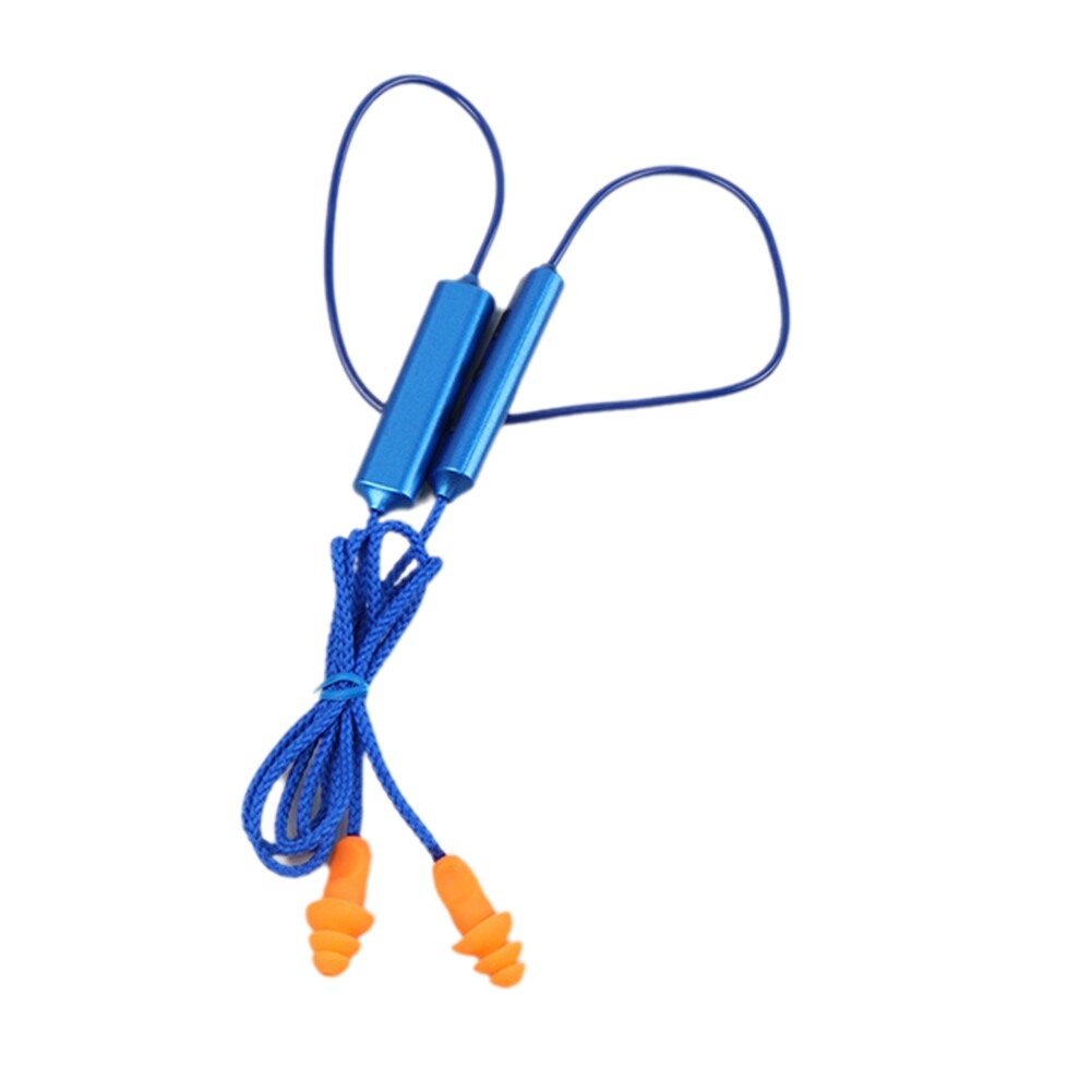 2-Set Blue Ear Plugs Bluetooth Earphone For Work, Noise Suppression, Hearing HOT