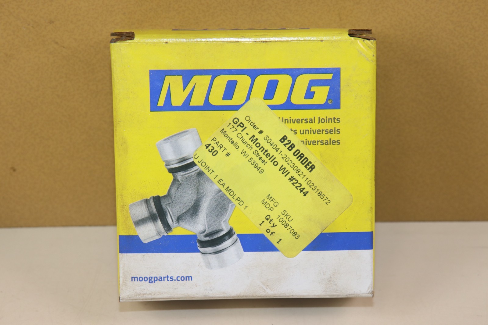 MOOG U-Joint Universall Joint #430 Made in Mexico NEW