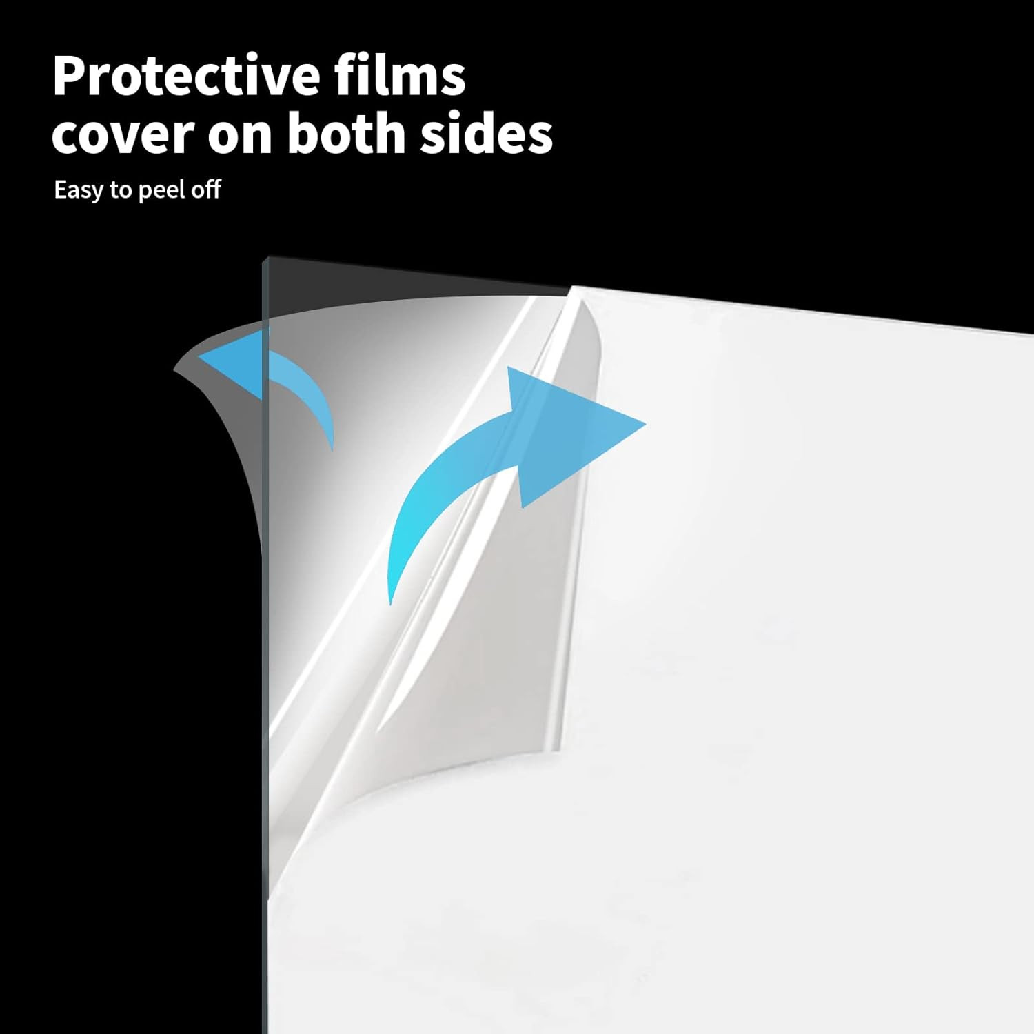 5-Pack of 8×10″ Pet/Plexiglass Sheets, Transparent Clear Flexible Plastic Sheet