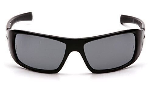 Pyramex Goliath Safety Eyewear Black Frame Gray Polarized Lens