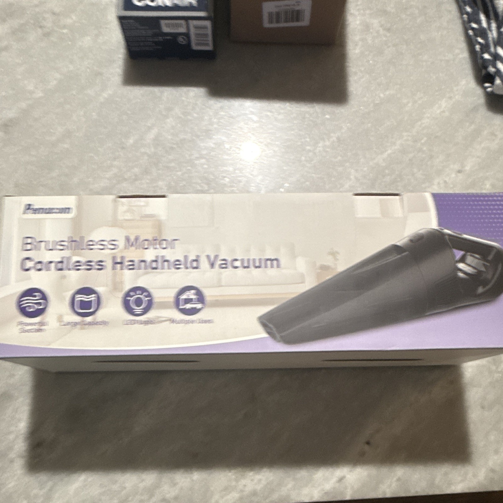 Pemacom DW189 Brushless Cordless Handheld Vacuum Bagless LED Light 13.5V