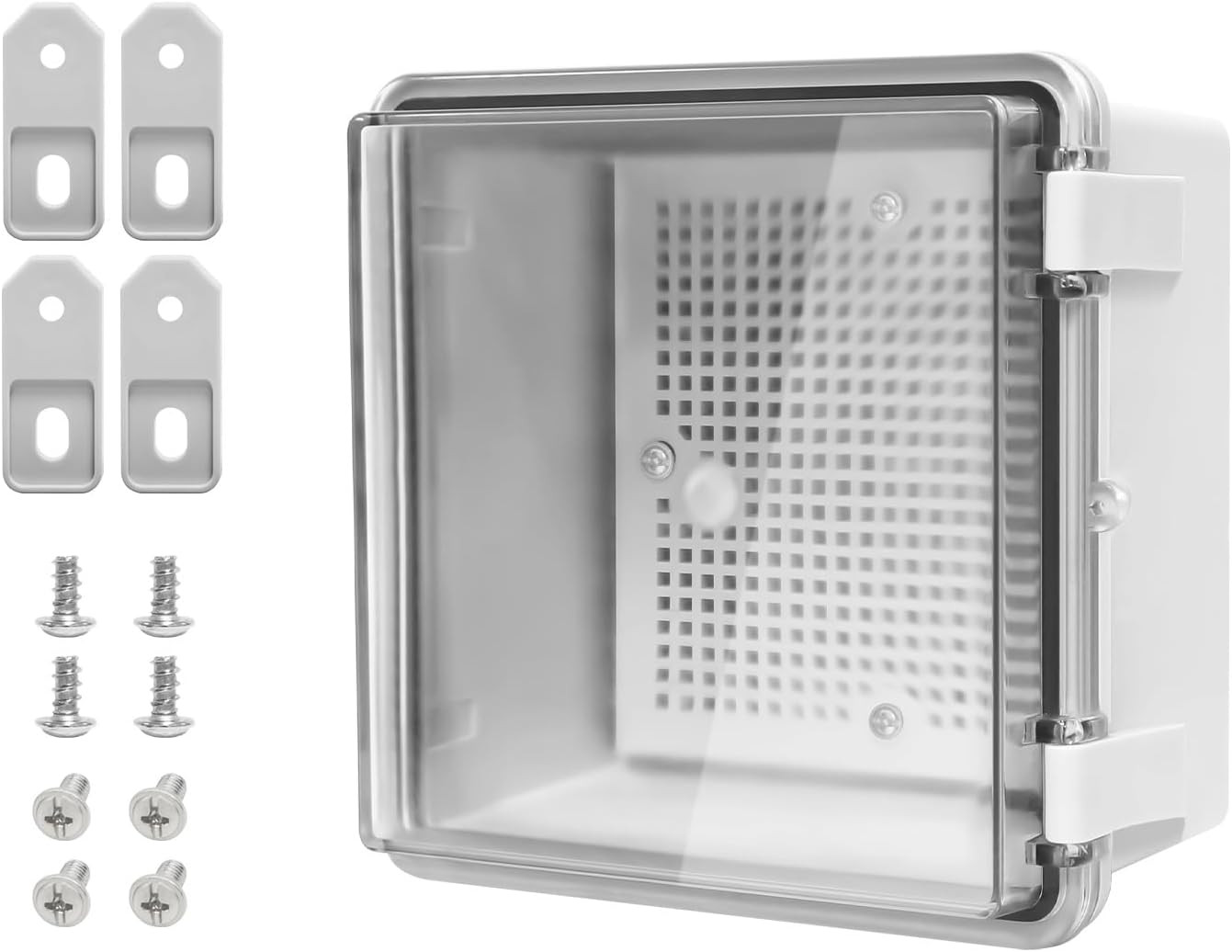 ABS Plastic Dustproof Waterproof IP65 Junction Box Hinged Shell Universal Electr