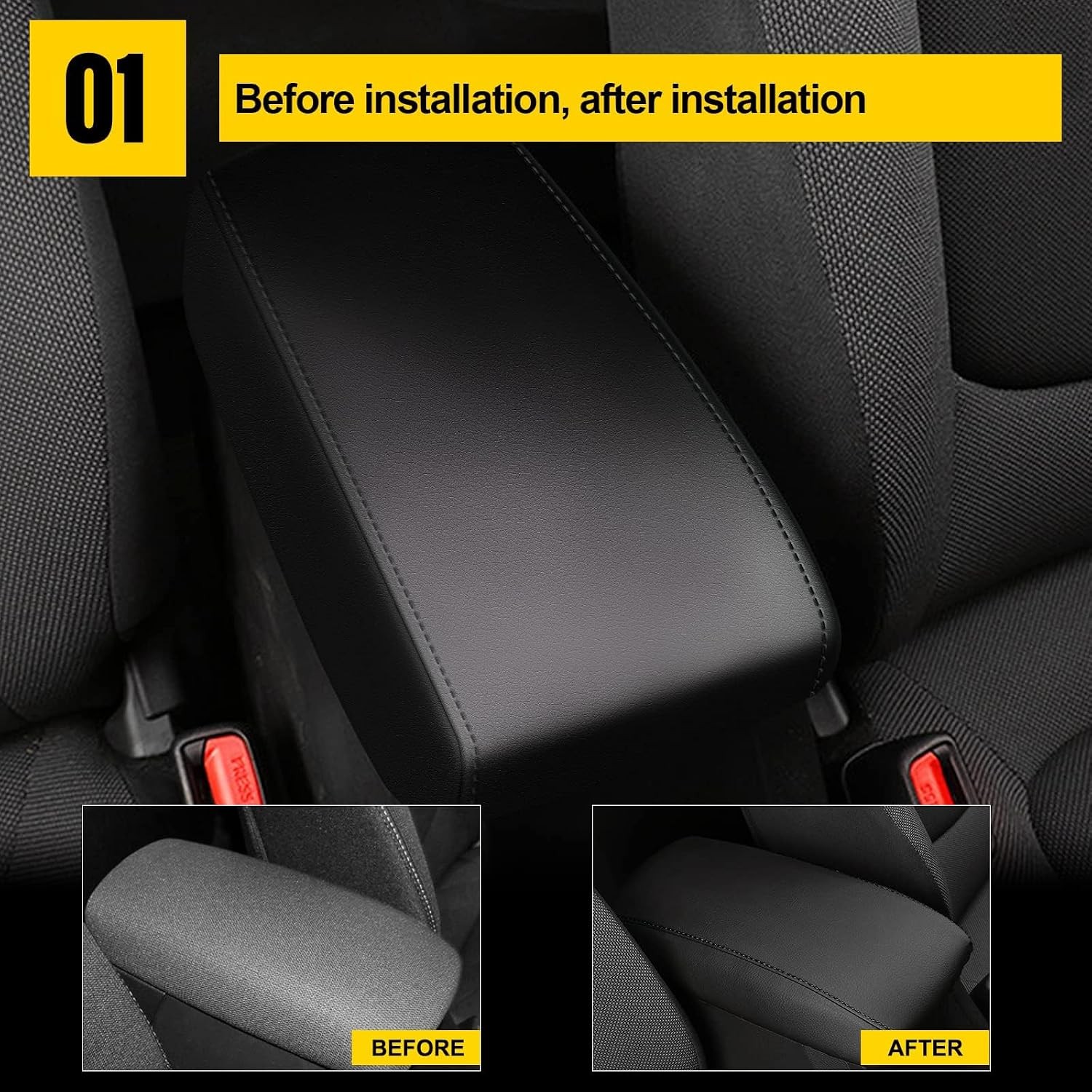 2012-2017 Toyota Camry Console Armrest Covers Fits 2012-2017 Toyota Camry