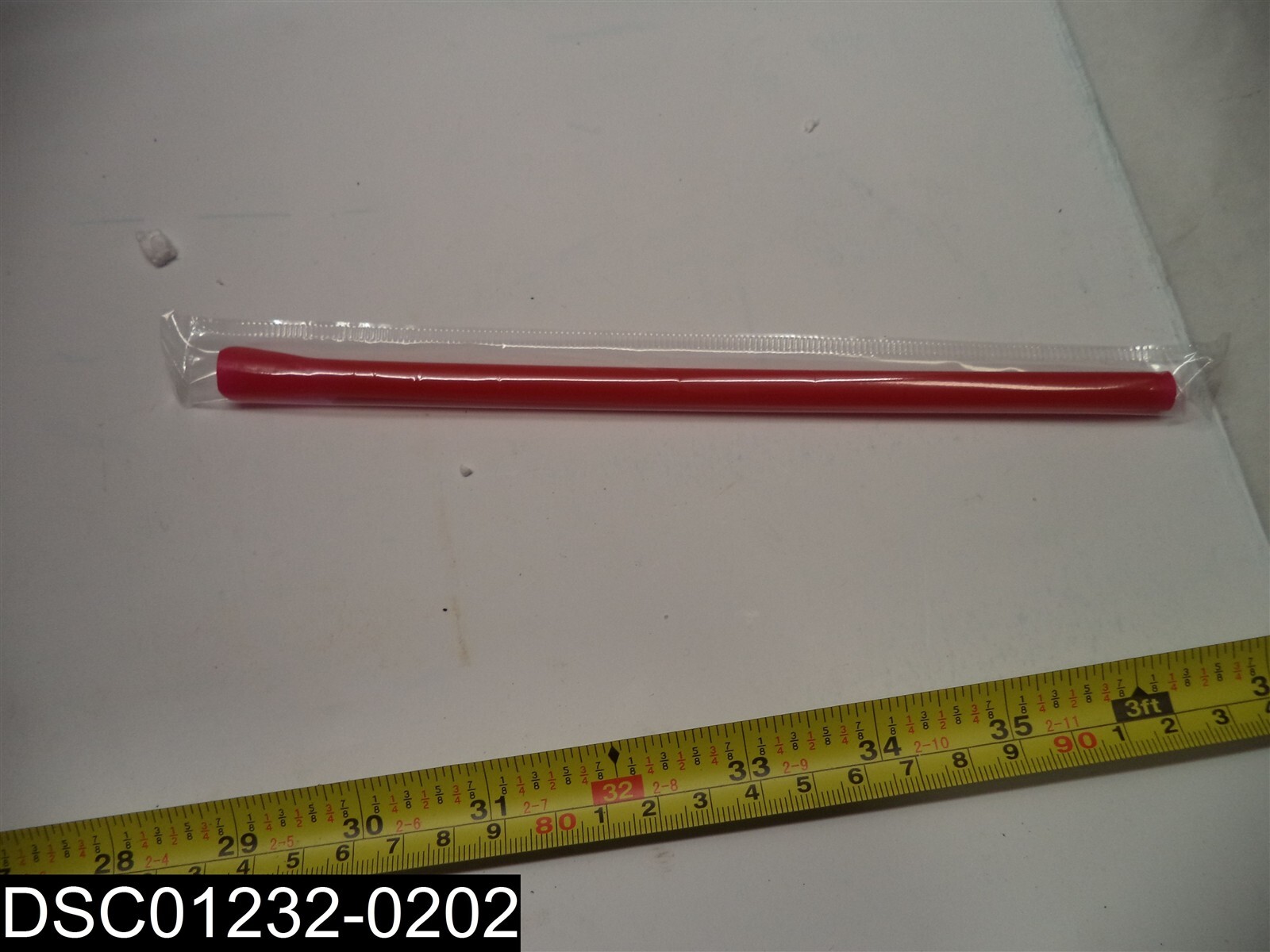 QTY=1 Box of 5000 (25 BXS of 200) SSW8 Red 8″ Spoon Straws