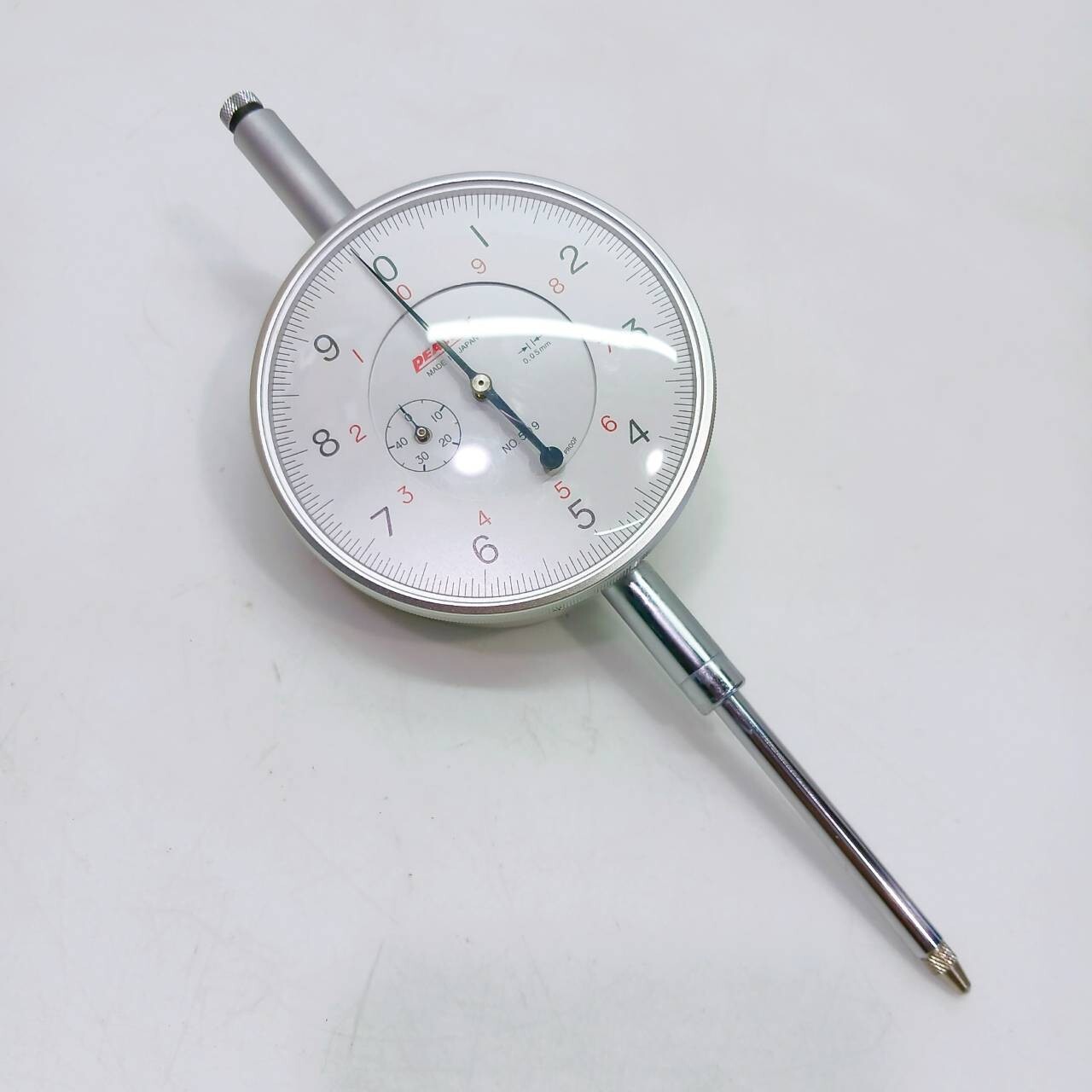 PEACOCK Dial Gauge No.509 0-50mm 0.05mm Gage Tested Working From Japan /AM0713