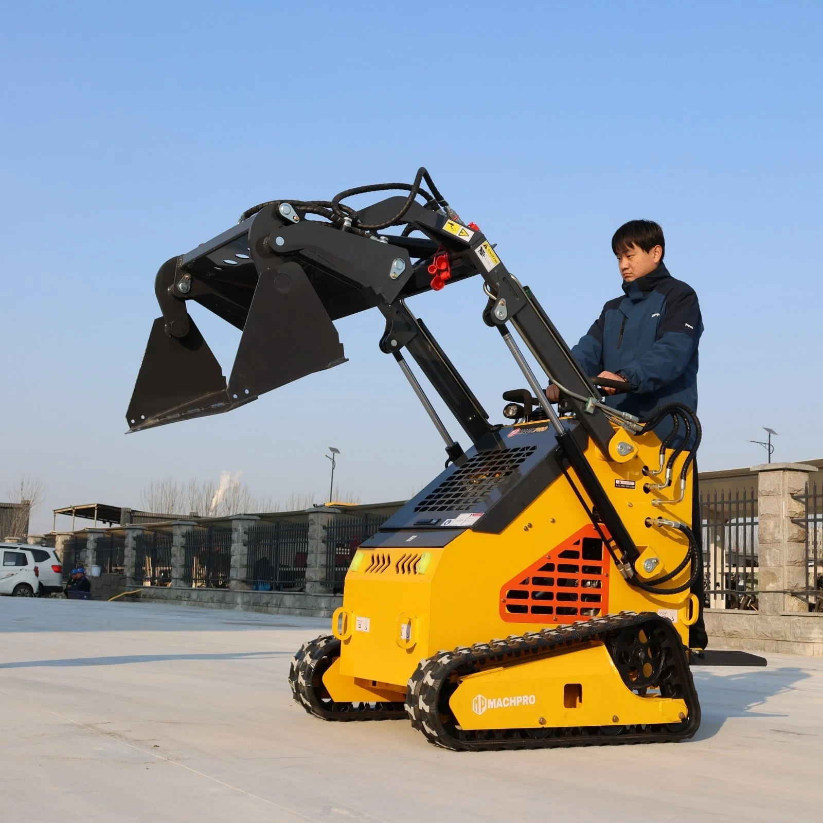Mini Skid Steer Track Loader | 13.5HP GAS Engine |Tracked Loader,Hydrualic,NEW