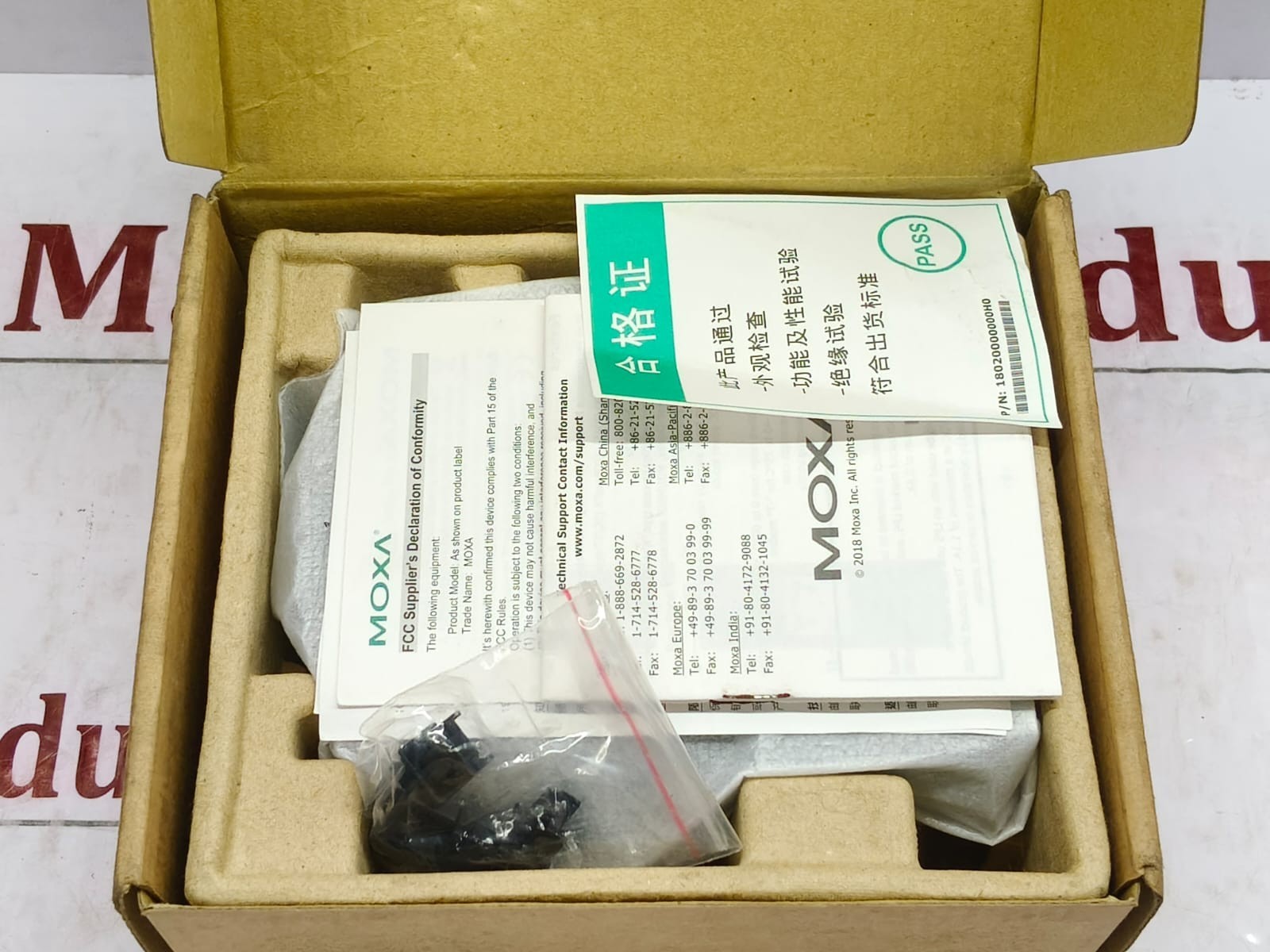 Moxa EDS-309-3M-SC 9-Port Unmanaged Industrial Ethernet Switch NEW REV 1.4.0