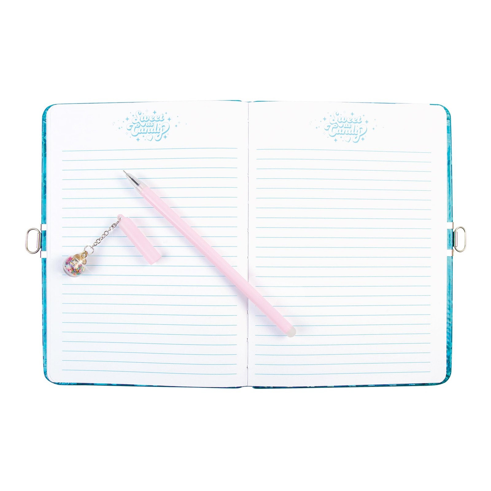 Multicolor Bubble Gum Themed Locking Journal with Pen for Creative Tweens