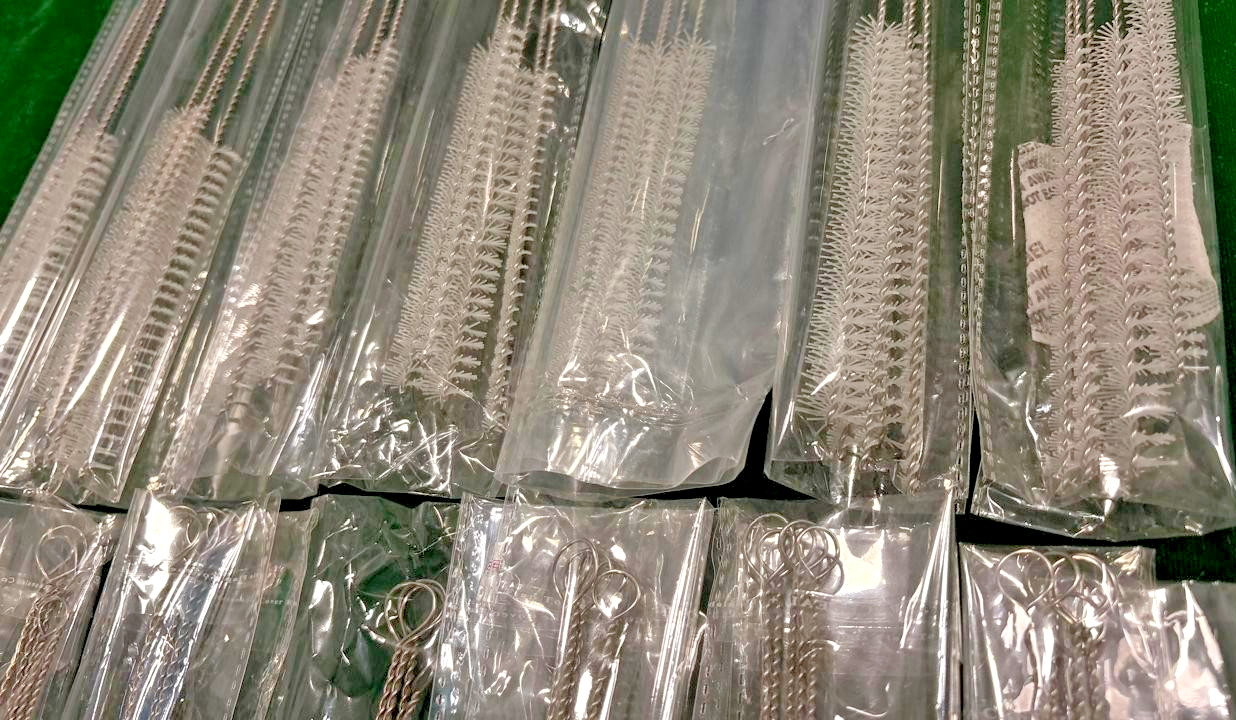 15 Set Laparoscopic Cleaning Brush Set of 5 for Surgical Instruments