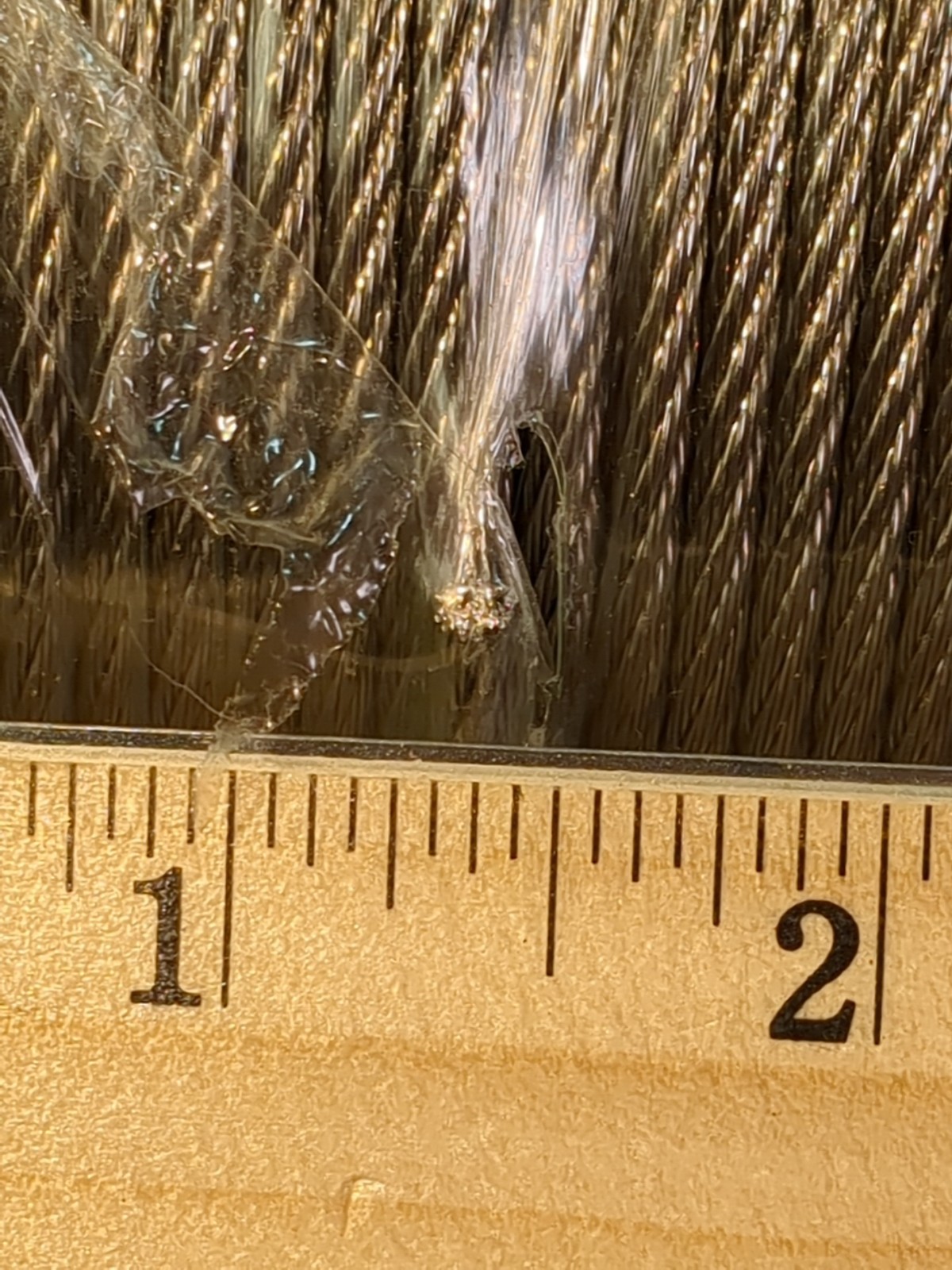 3.8 Kg (8.3 Lbs) Spool of Braided Steel Cable – Metal Wire 1/8″ NEW Ships USA