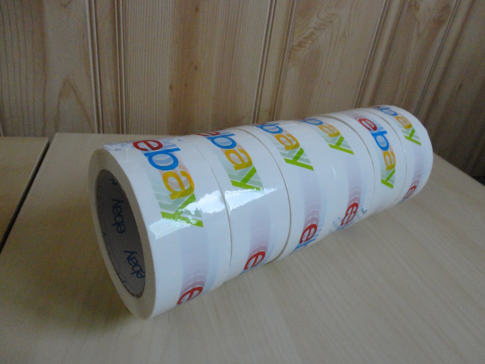 Lot of Rolls eBay Branded BOPP Packaging Tape 75 yards per roll NEW!