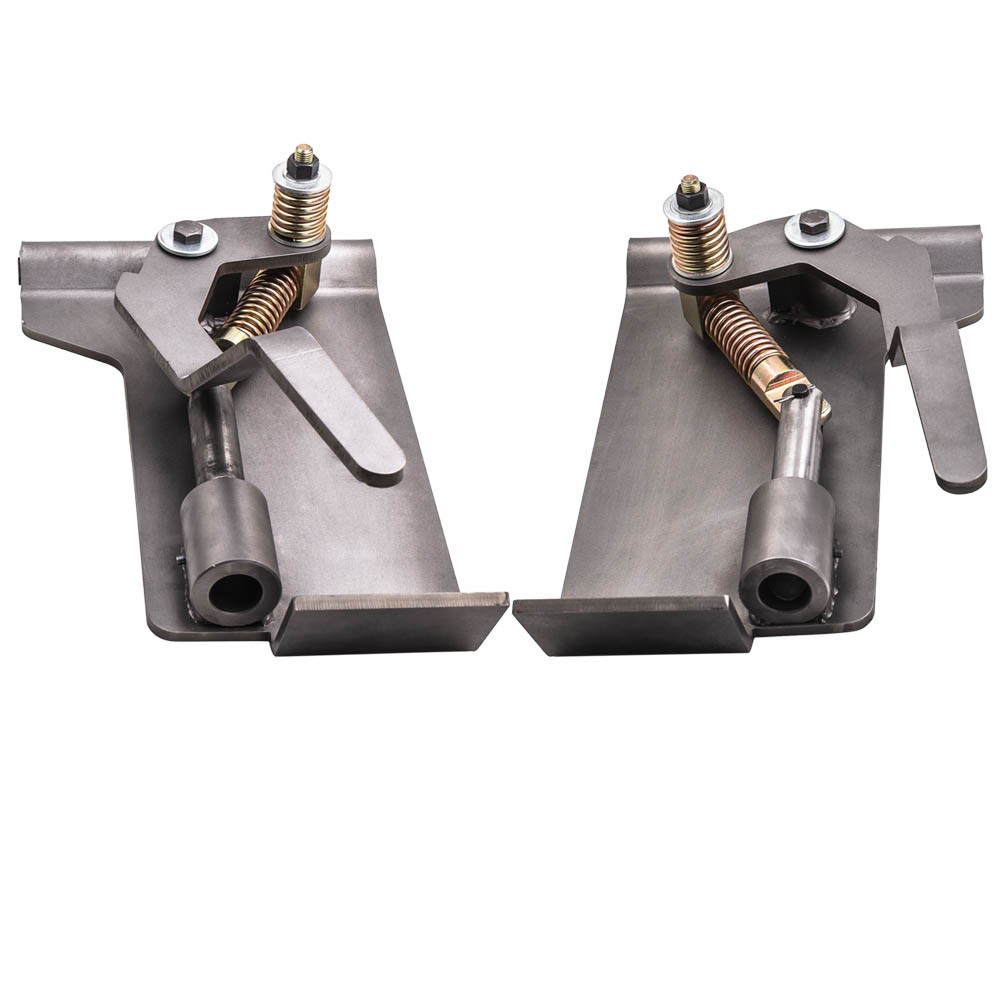 2 Pcs Skid Steer Quick Tach Conversion Adapter Steel For Latch Box Weld-On