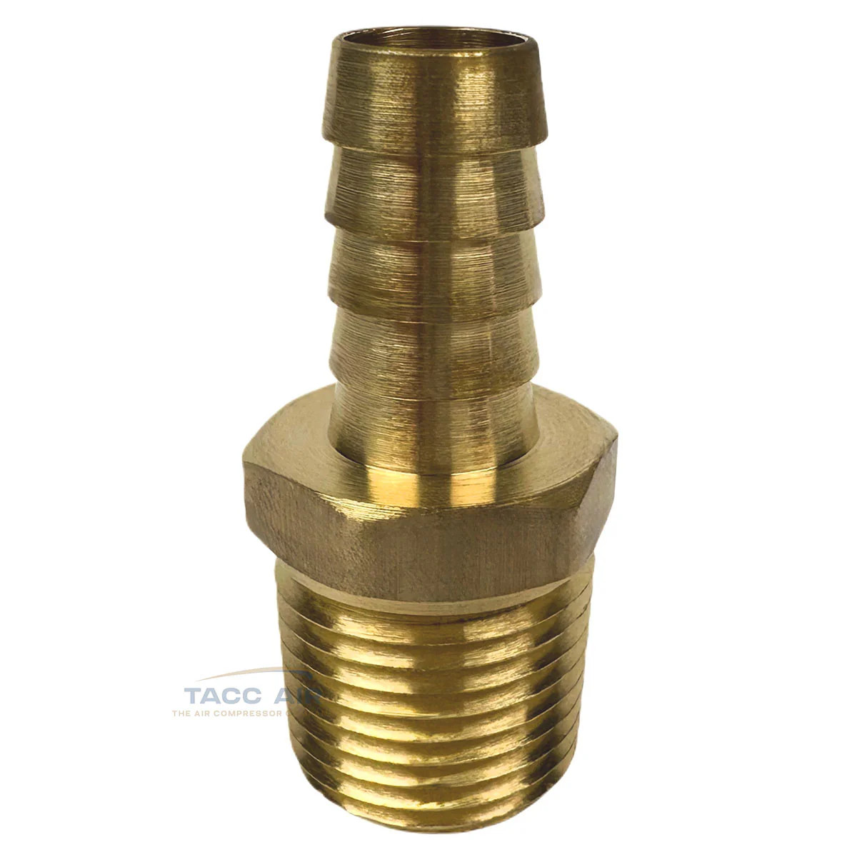10 Pack 1/2″ ID Hose Barb x 1/2″ Male NPT Pipe Thread Brass Straight End Fitting