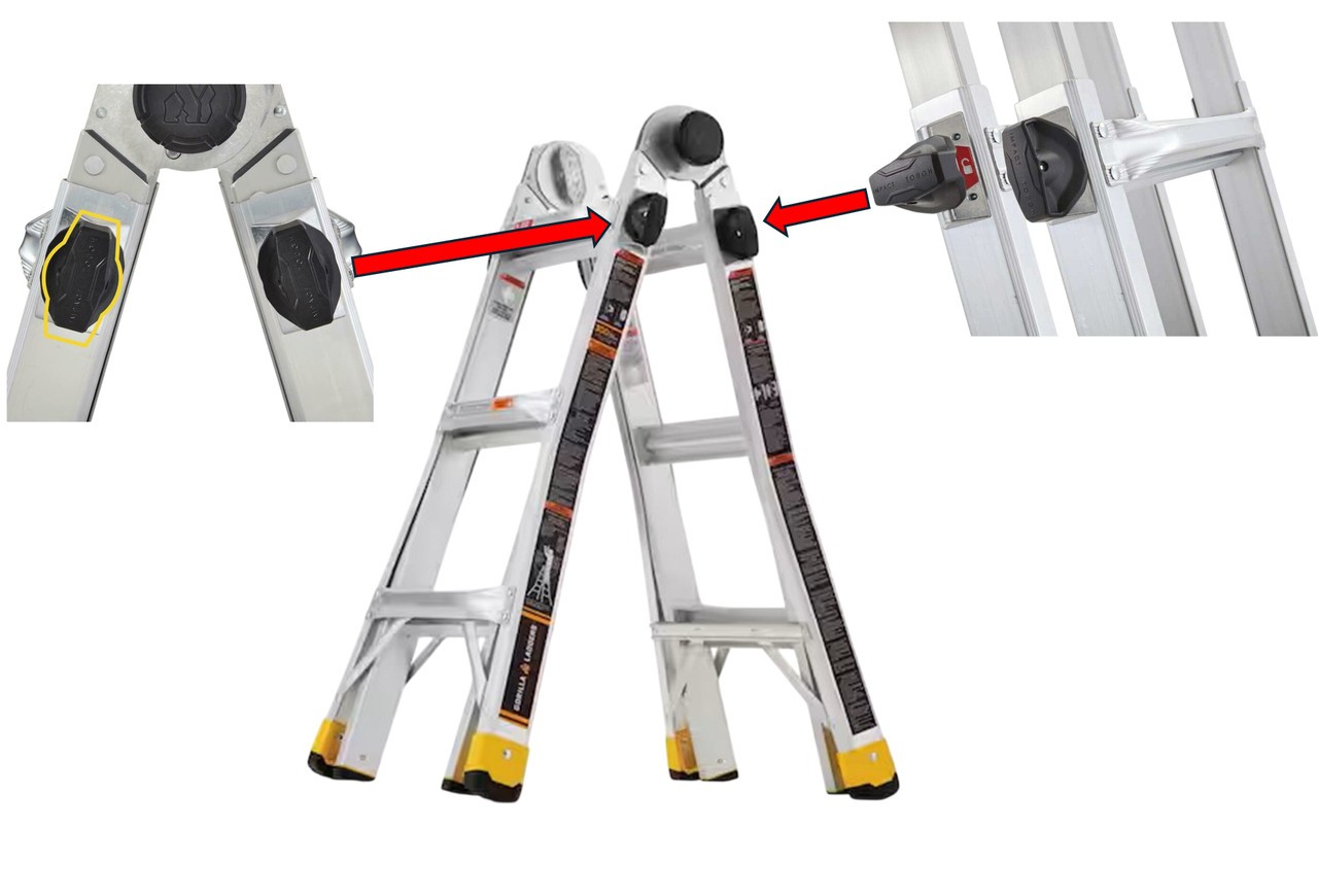 Gorilla Multi-Position Rail Lock Replacement (Twist Lock) GLMPXA-TL