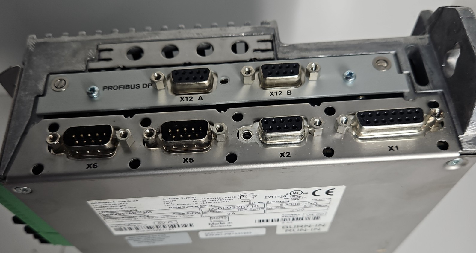 Kollmorgen SERVOSTAR 303 S30361-PB Servo Drive Motor Control System Module